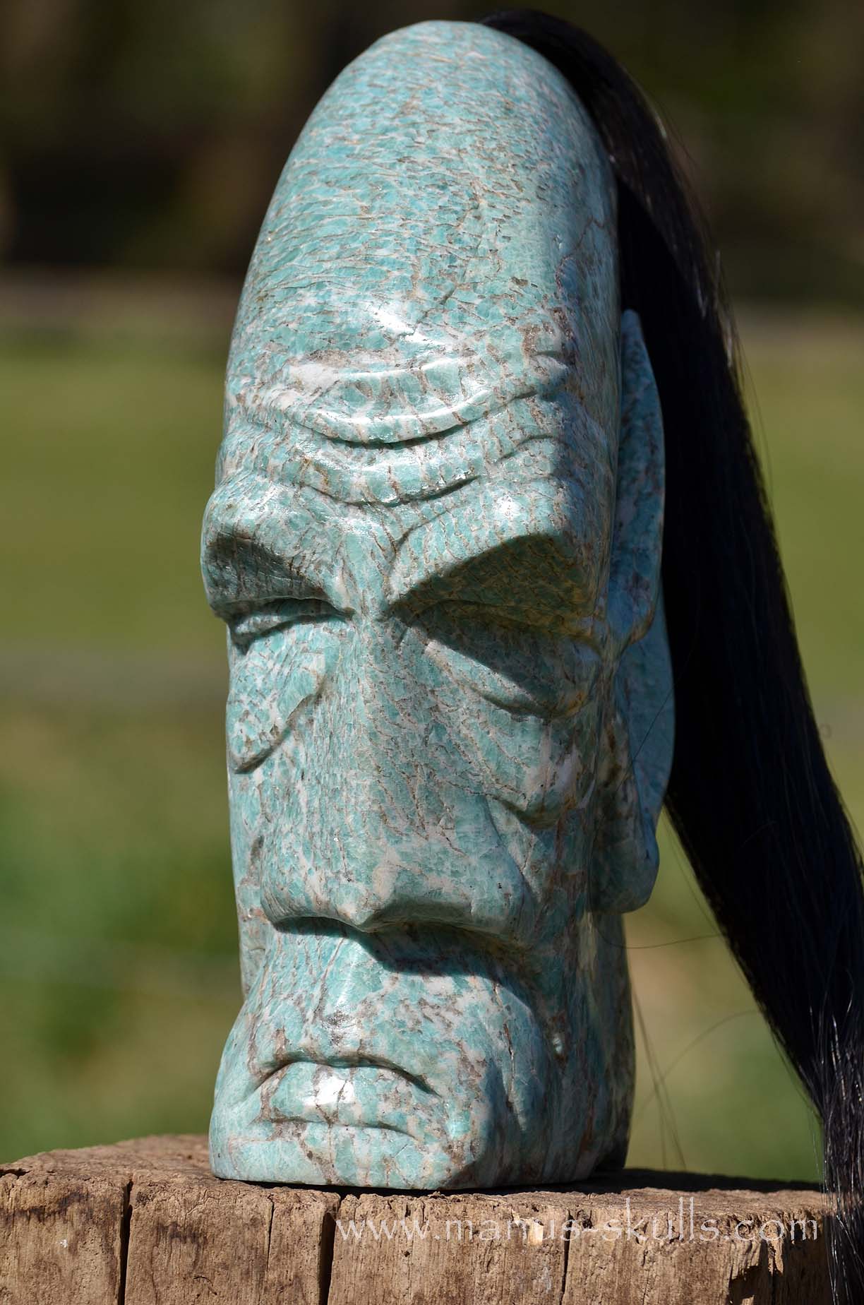 Large Amazonite Tribal Statue #003