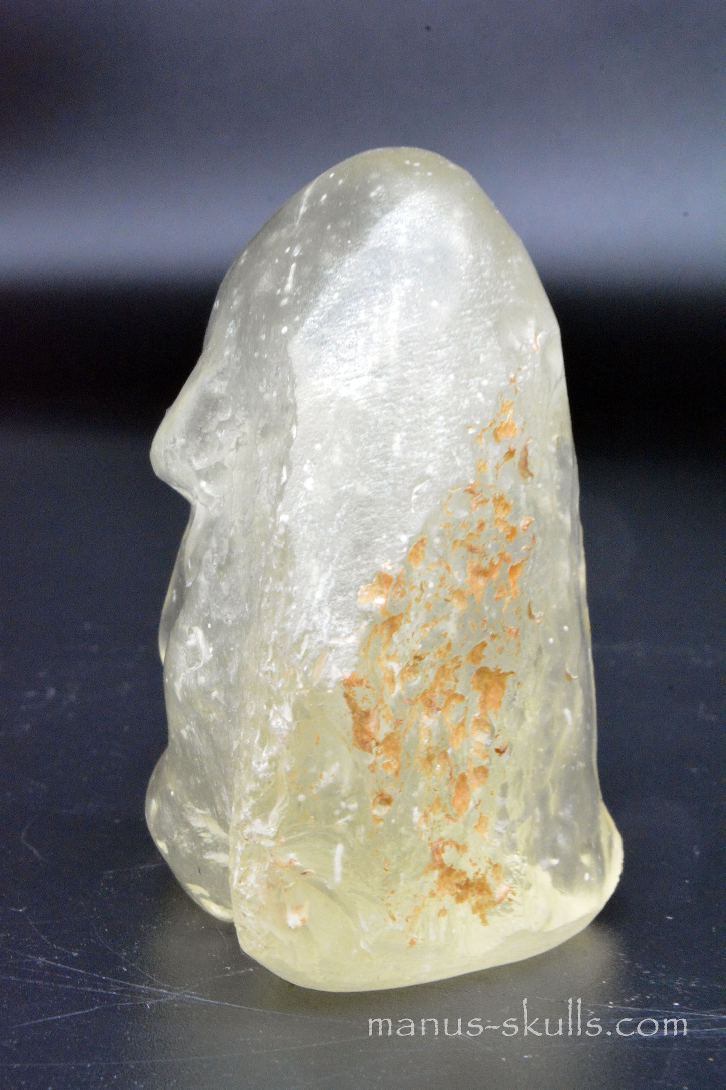 Libyan Desert Glass Face Skull
