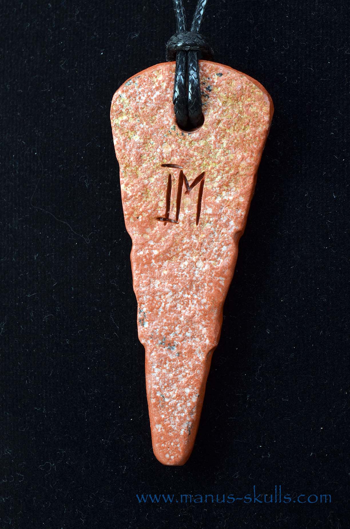 Catlinite (Pipestone) Tribal Pendant