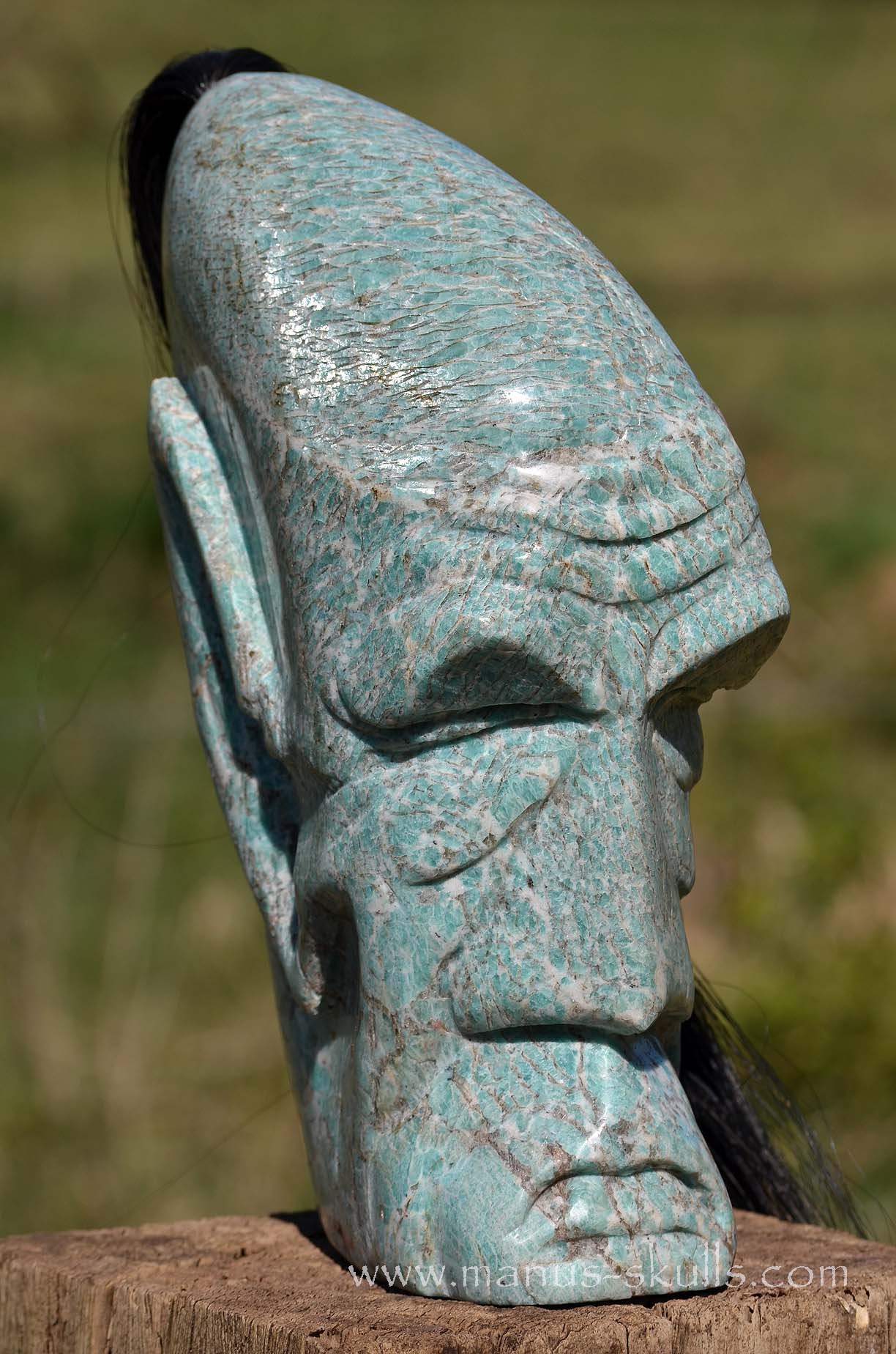 Large Amazonite Tribal Statue #003