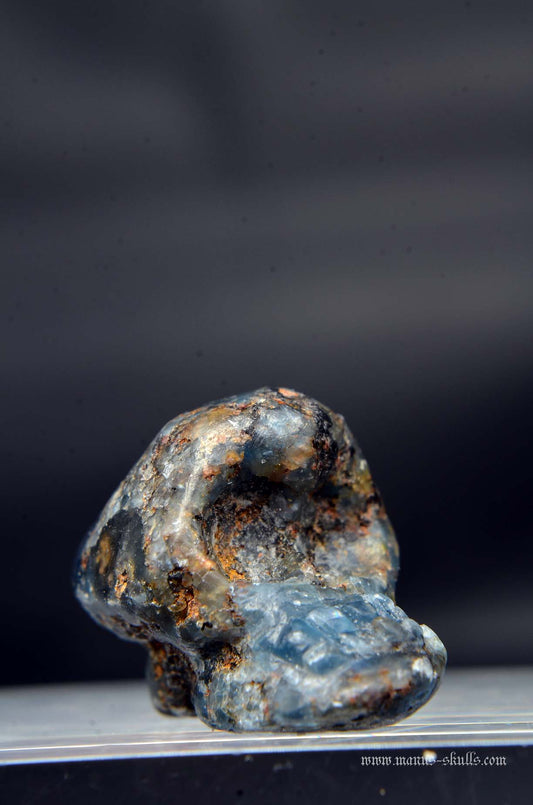 Manus skulls unique Crystal Carvings handmade skulls dragons pendants preseli bluestone tribals spiritual meaning wand Unicorn .. Blue Sapphire