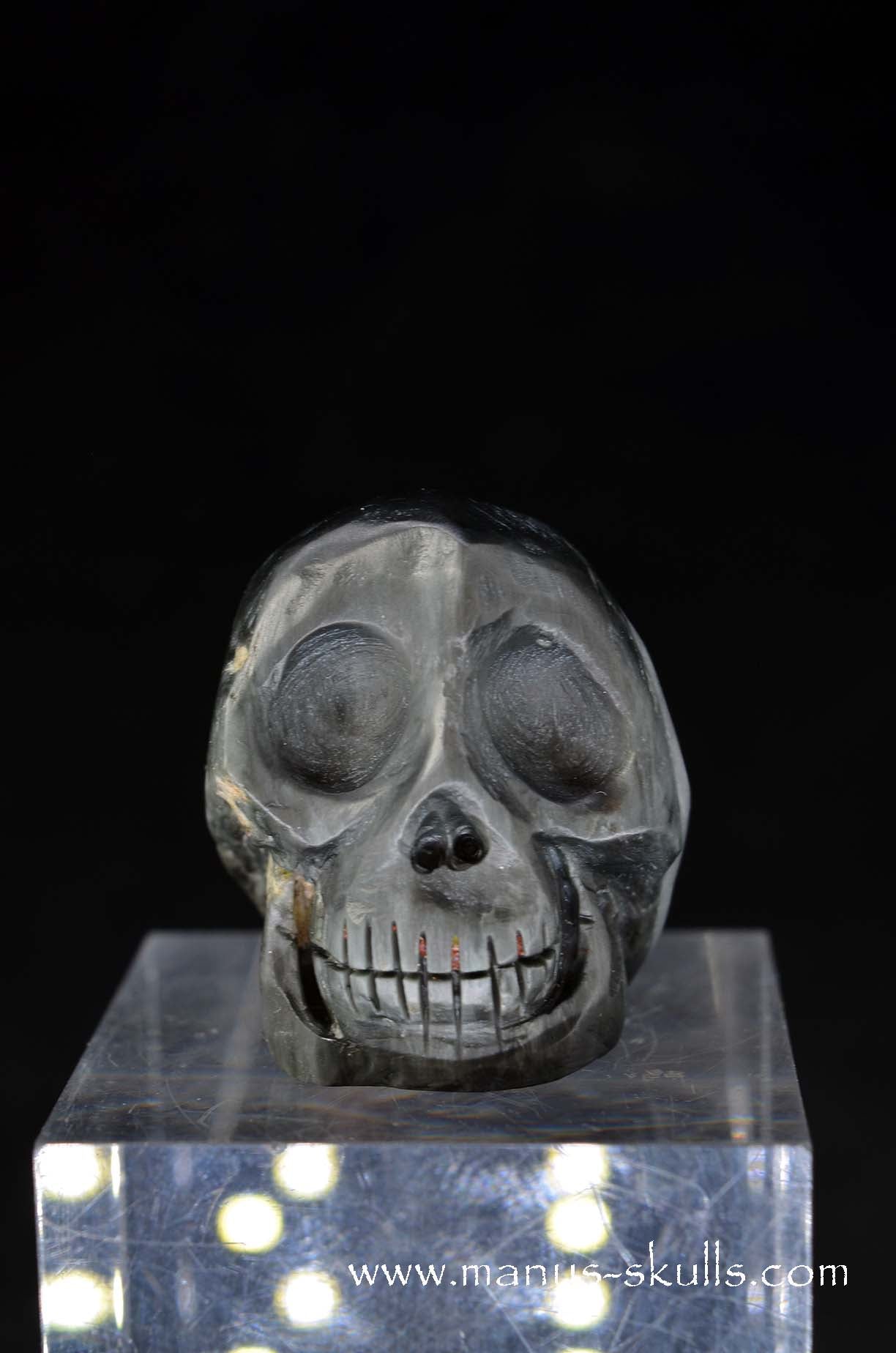 Manus skulls unique Crystal Carvings handmade skulls dragons pendants preseli bluestone tribals spiritual meaning wand Unicorn ..  eagle eye quartz