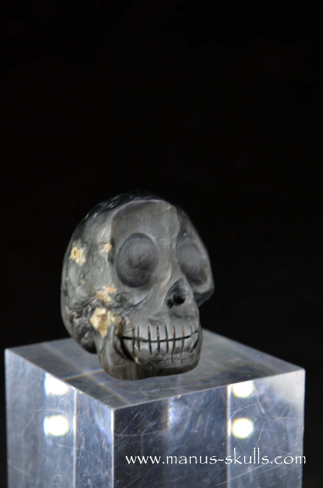 Manus skulls unique Crystal Carvings handmade skulls dragons pendants preseli bluestone tribals spiritual meaning wand Unicorn ..  eagle eye quartz