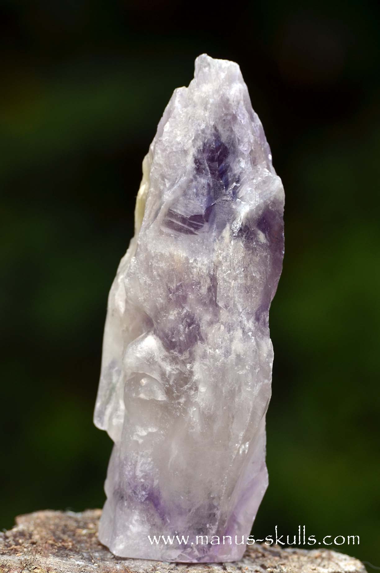 Phantom Amethyst Tribal Skull face