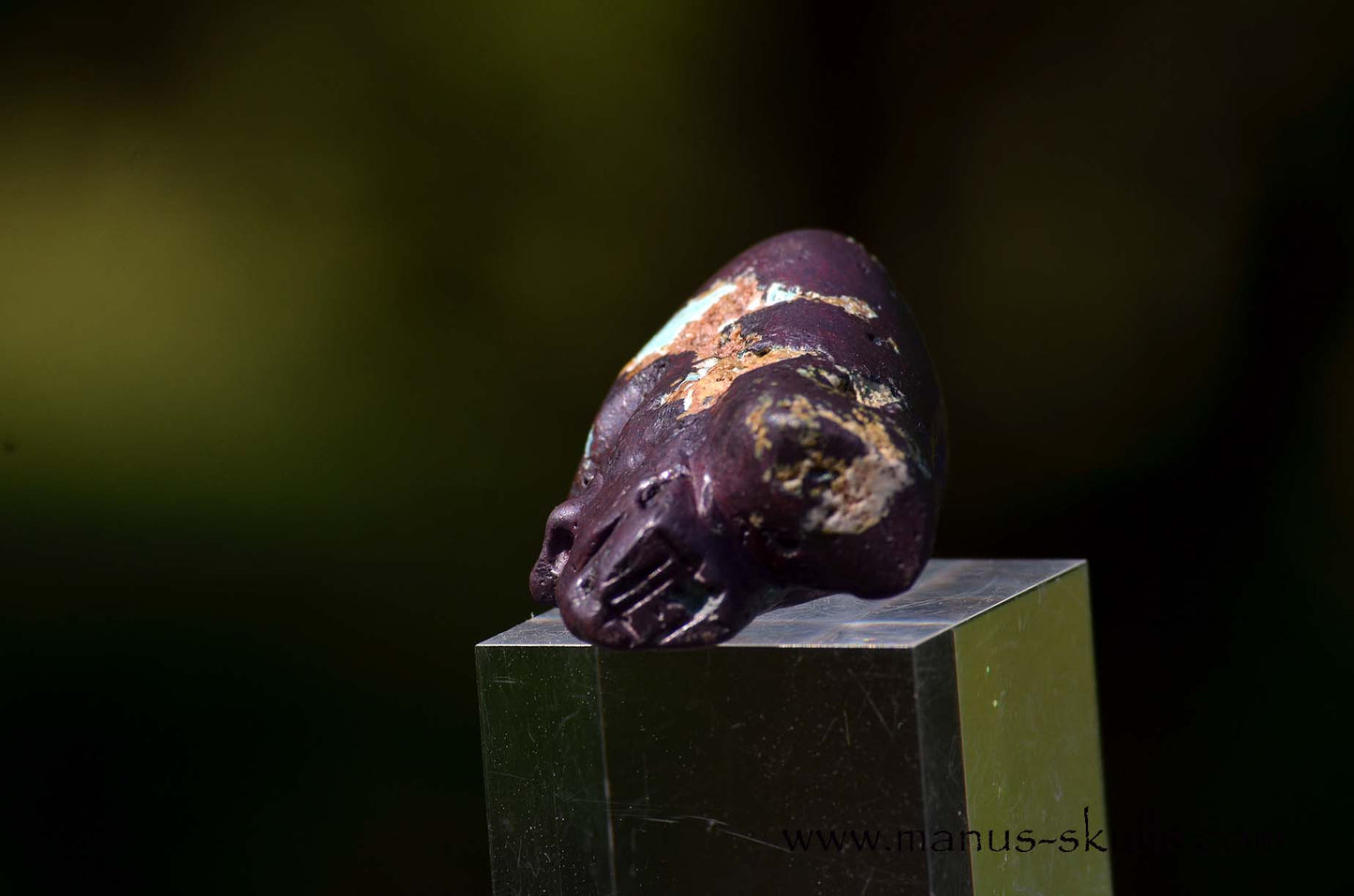 Cuprite with Turquoise Skull