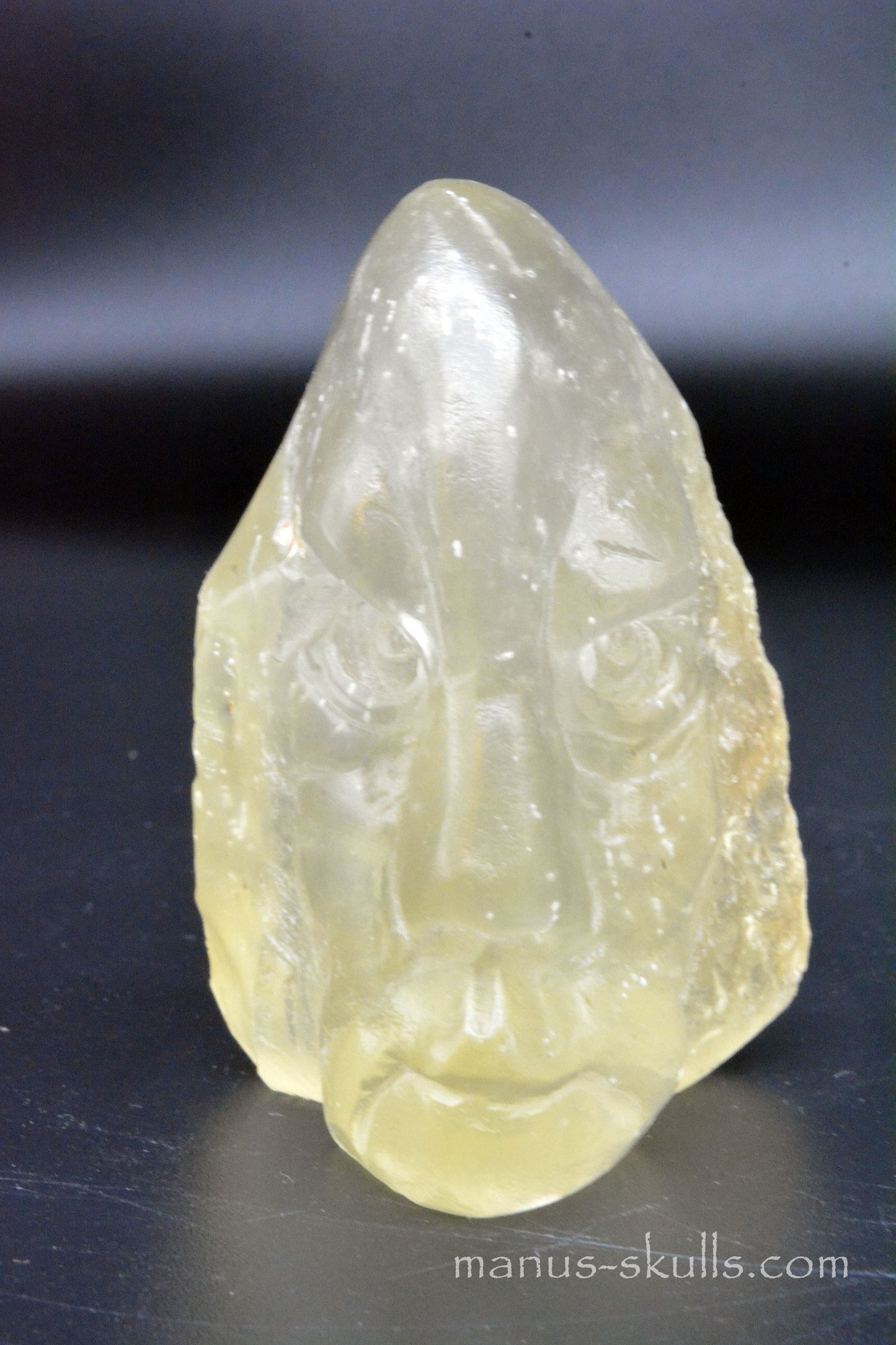 Libyan Desert Glass Face Skull