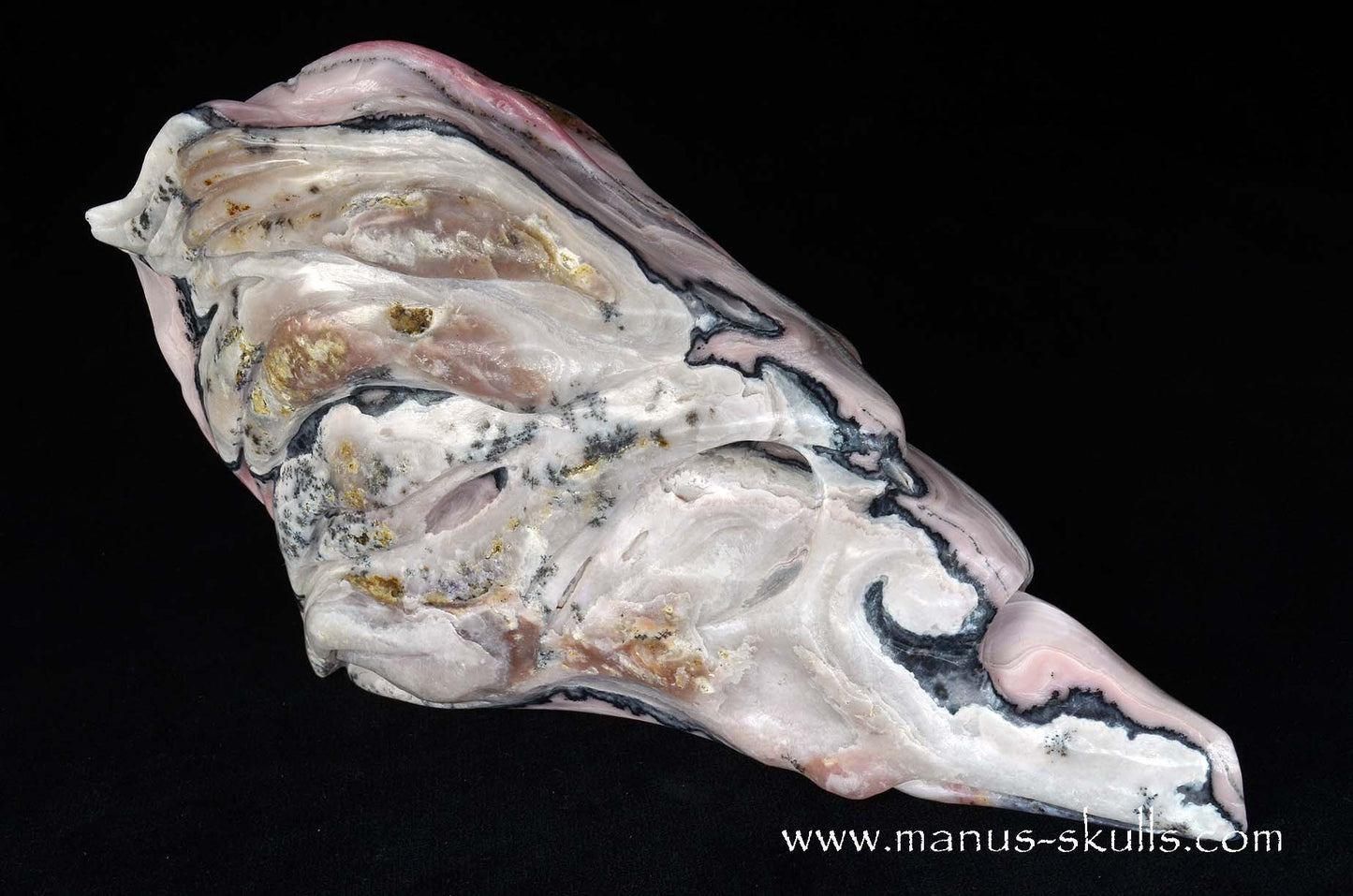Large Stunning Pink Peruvian Opal Dragon.