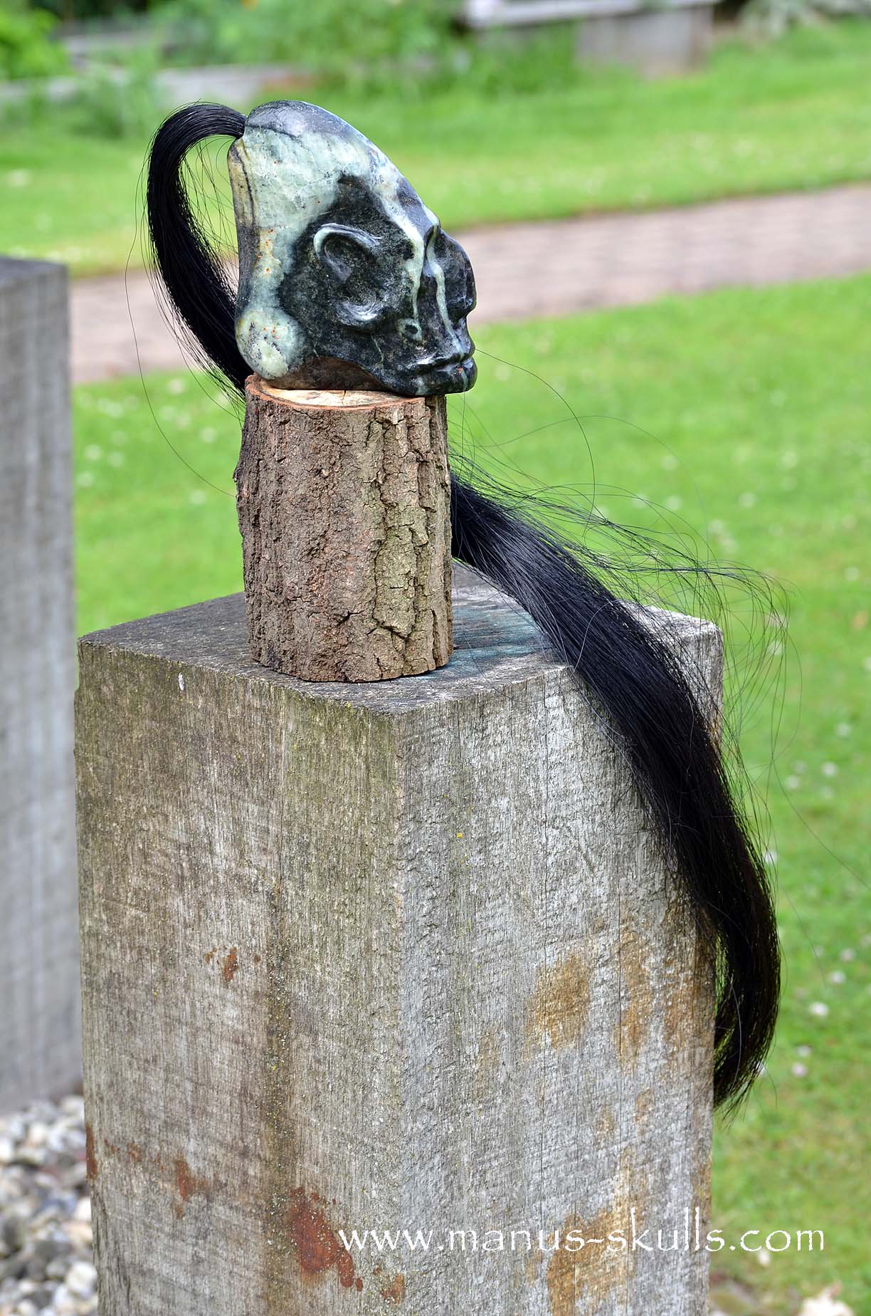 Steatite Tribal Skull #55