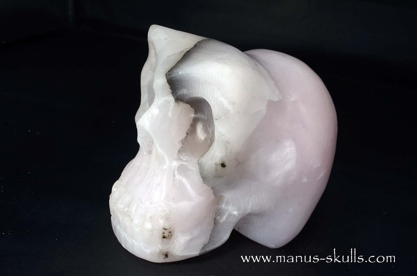 Mangano Calcite Alien Skull