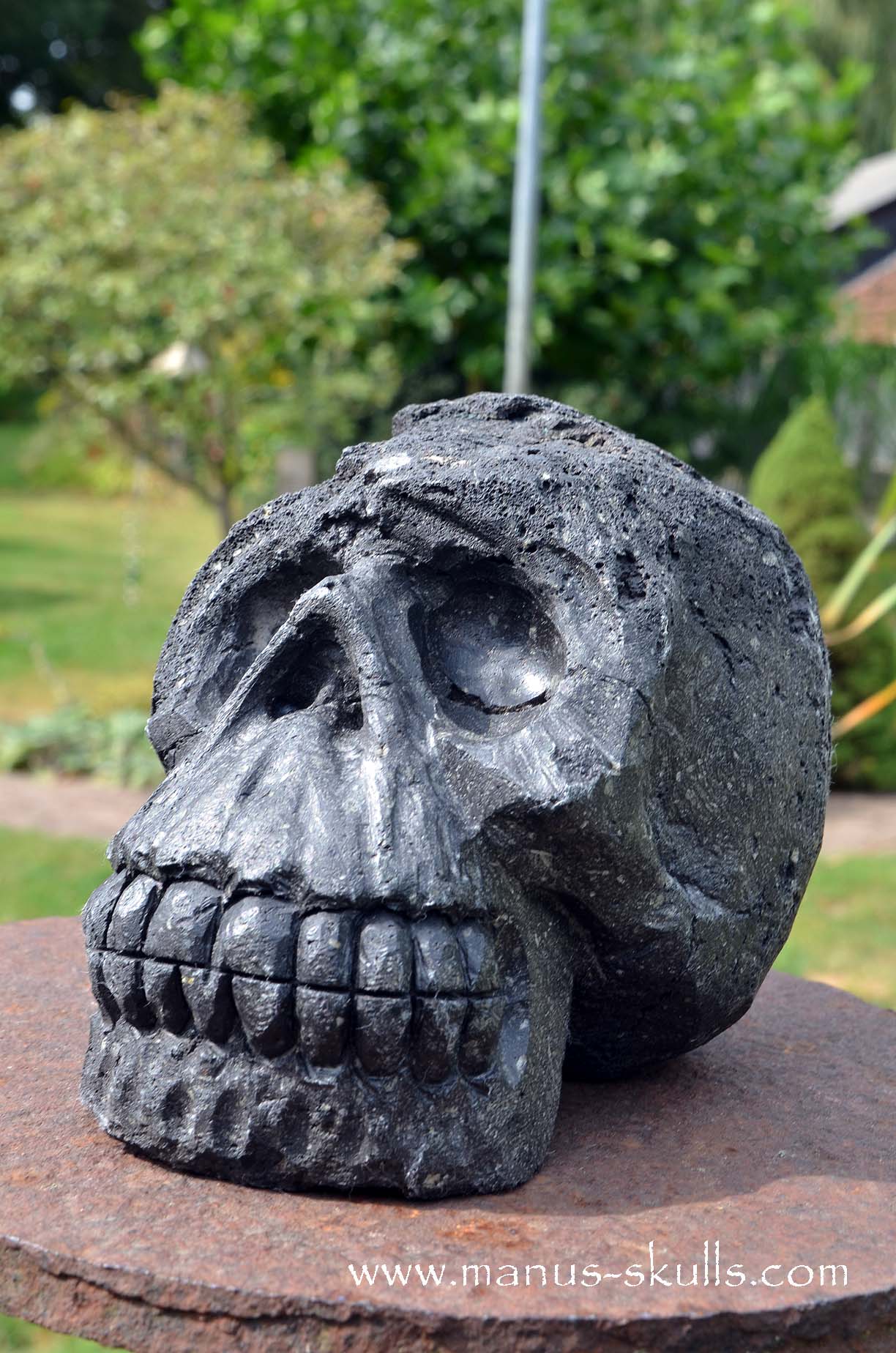 Large and Heavy Lava Skull