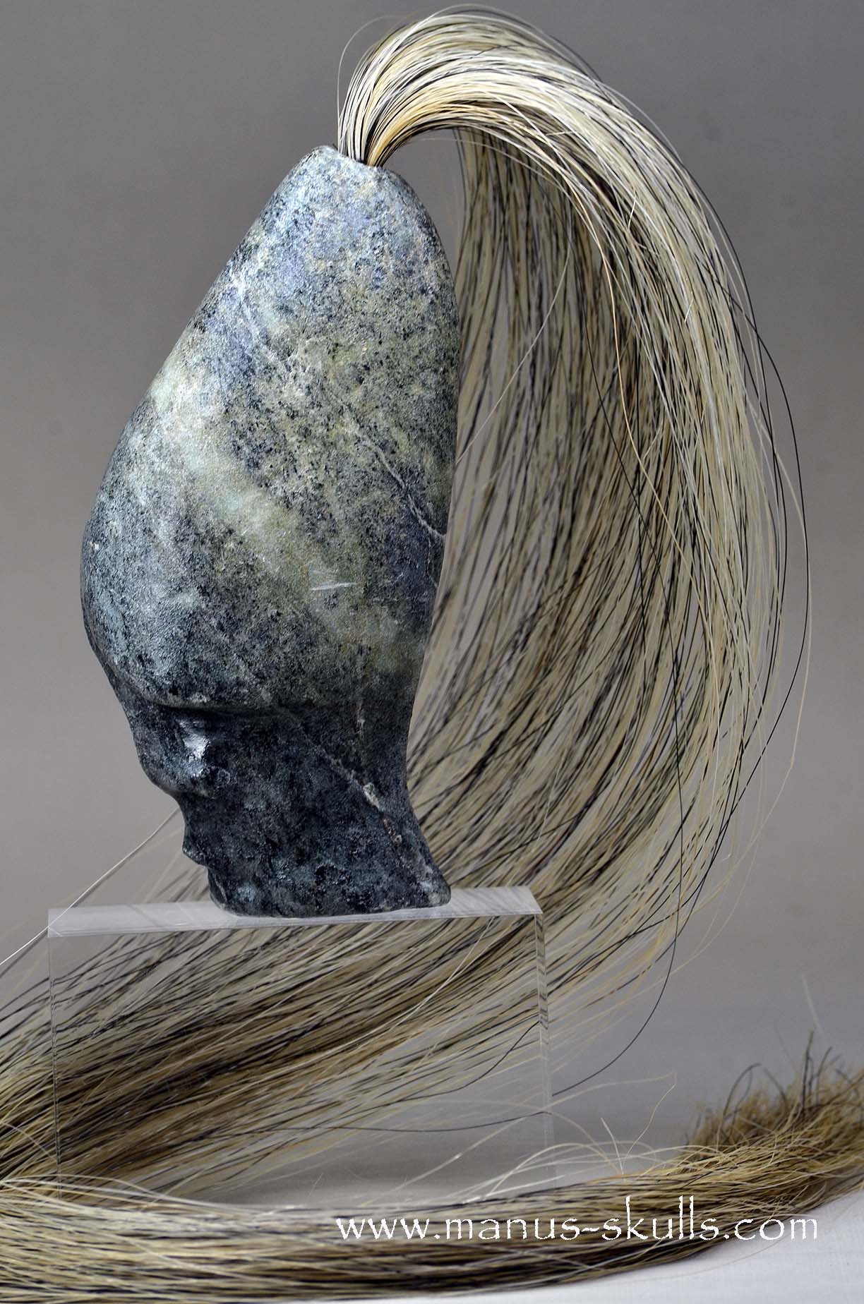 Steatite Tribal Skull #034