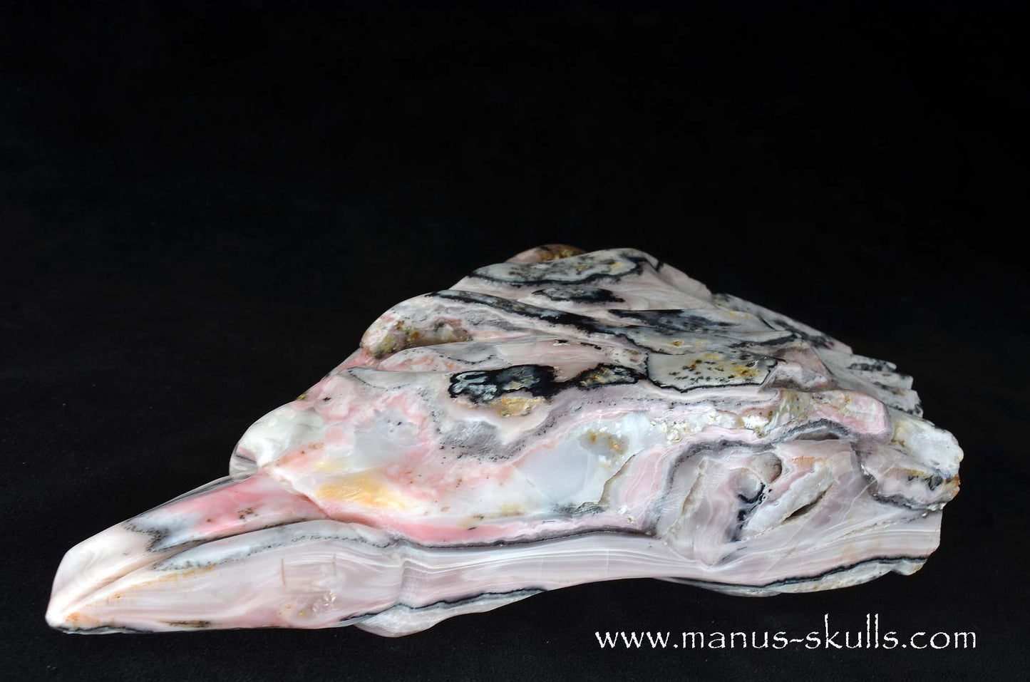 Large Stunning Pink Peruvian Opal Dragon.