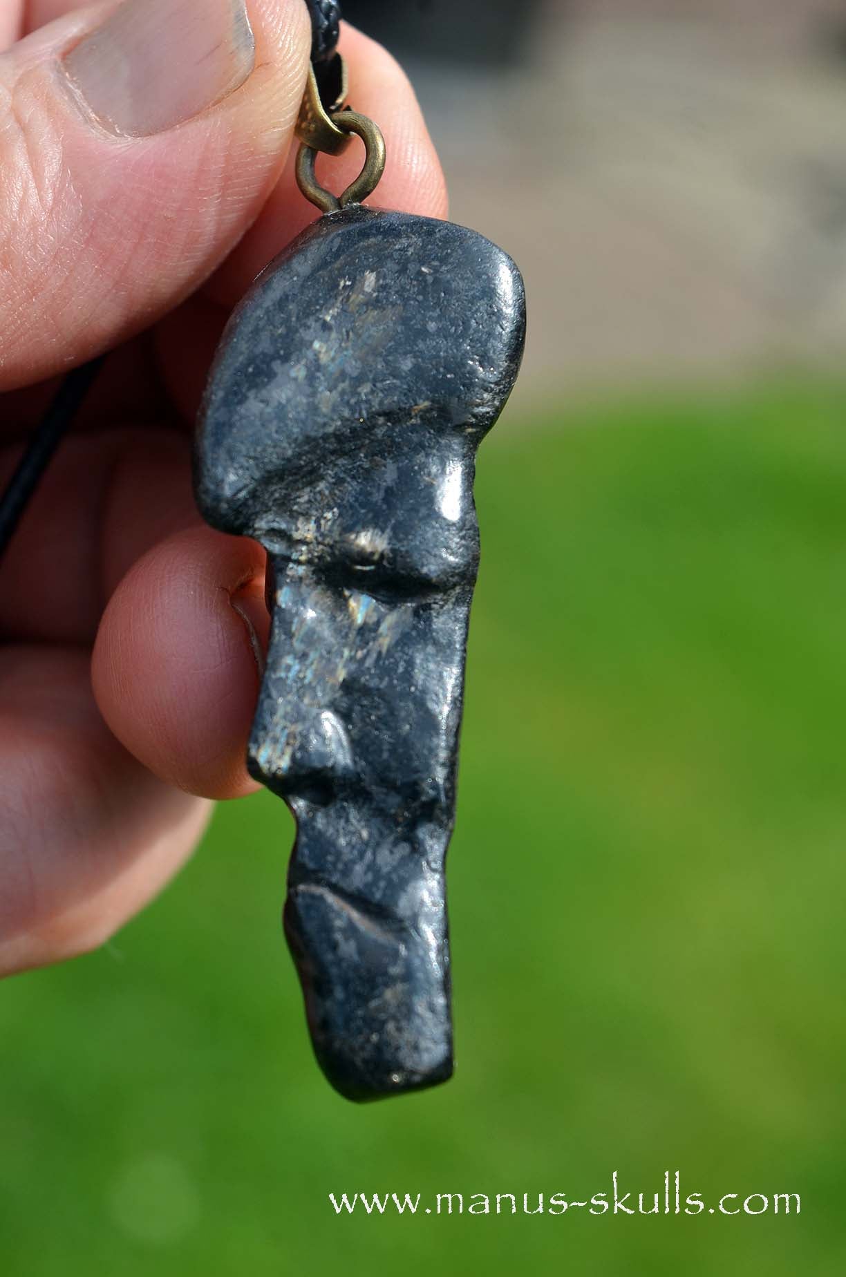 Nuummite Tribal pendant