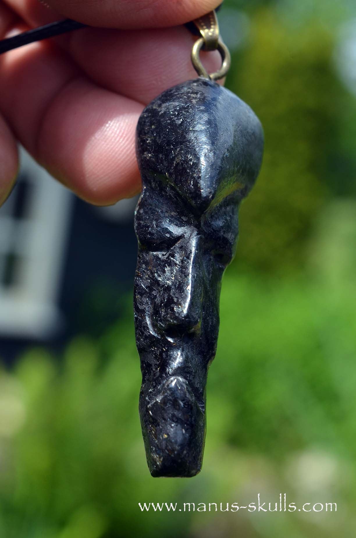 Nuummite Tribal pendant
