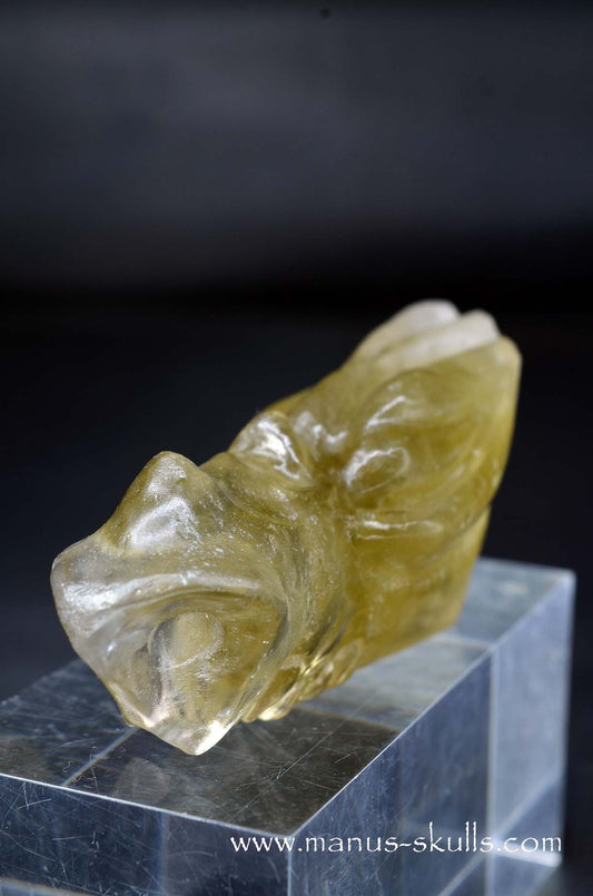 Manus skulls unique Crystal Carvings handmade skulls dragons pendants preseli bluestone tribals spiritual meaning wand Unicorn .. 
citrine