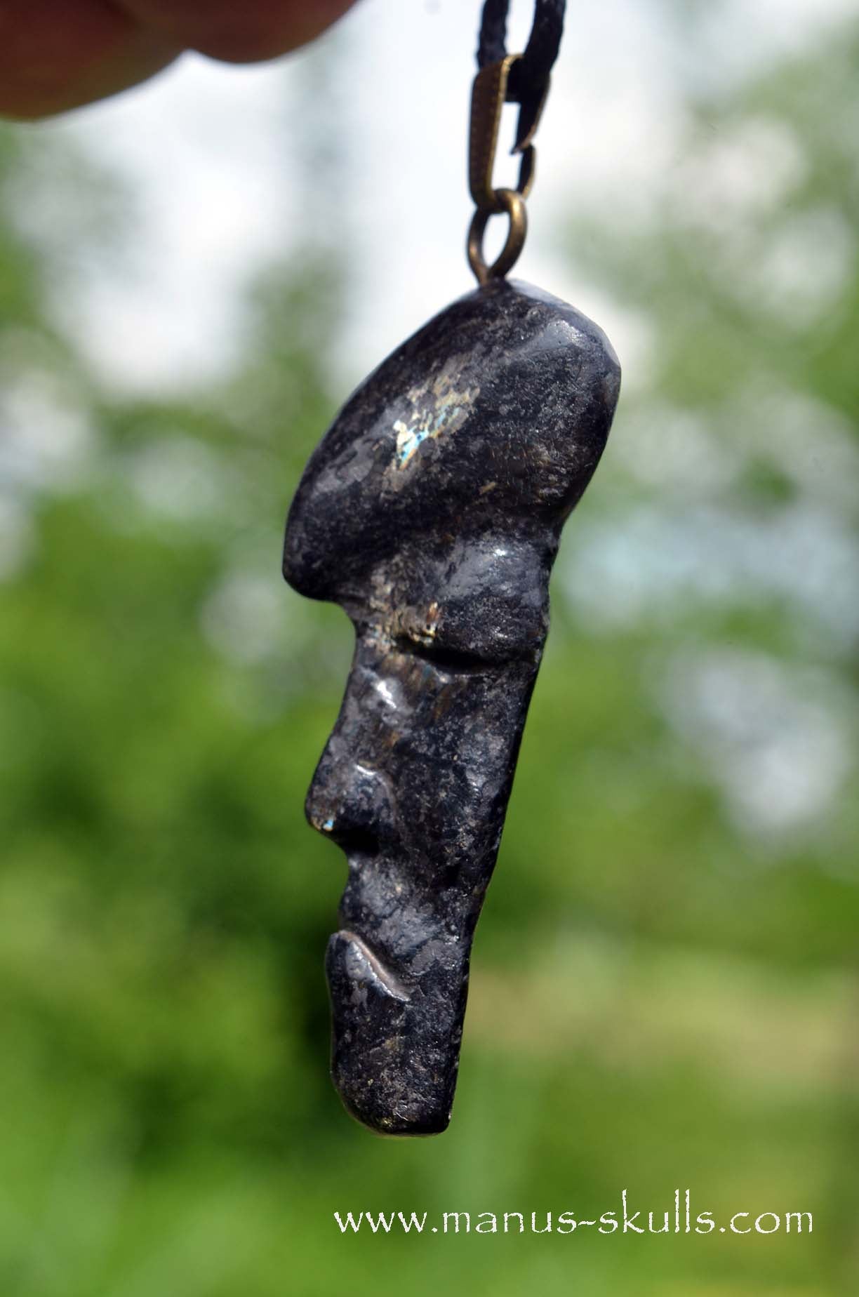 Nuummite Tribal pendant