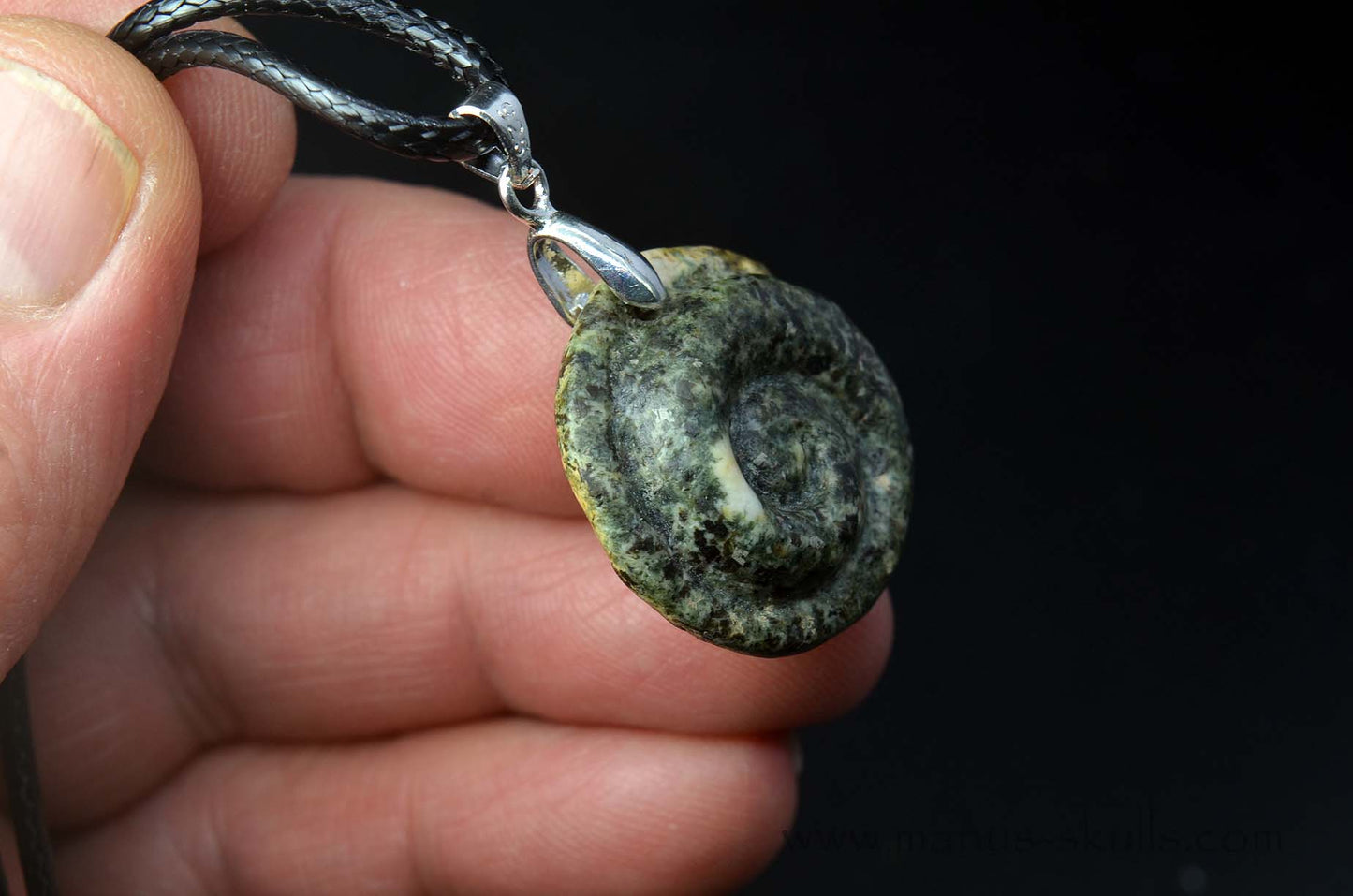 Small Preseli Bluestone Spiral Pendant .....
