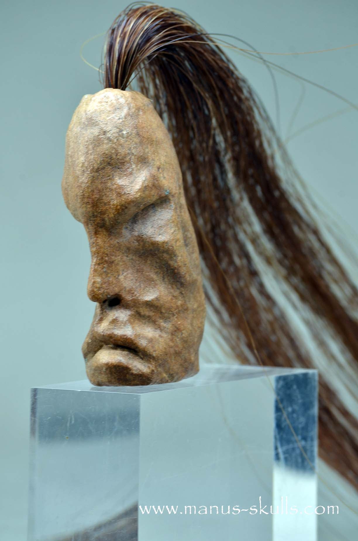 Steatite Tribal Skull #039