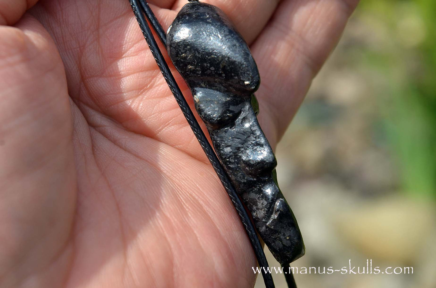 Nuummite Tribal pendant