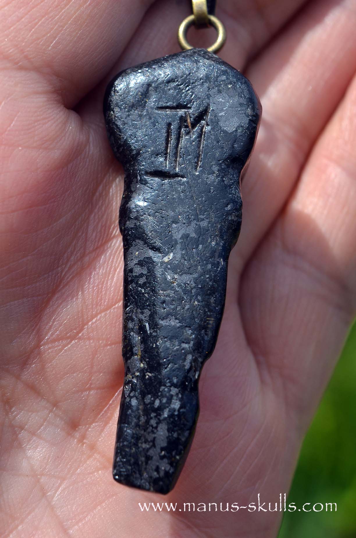 Nuummite Tribal pendant