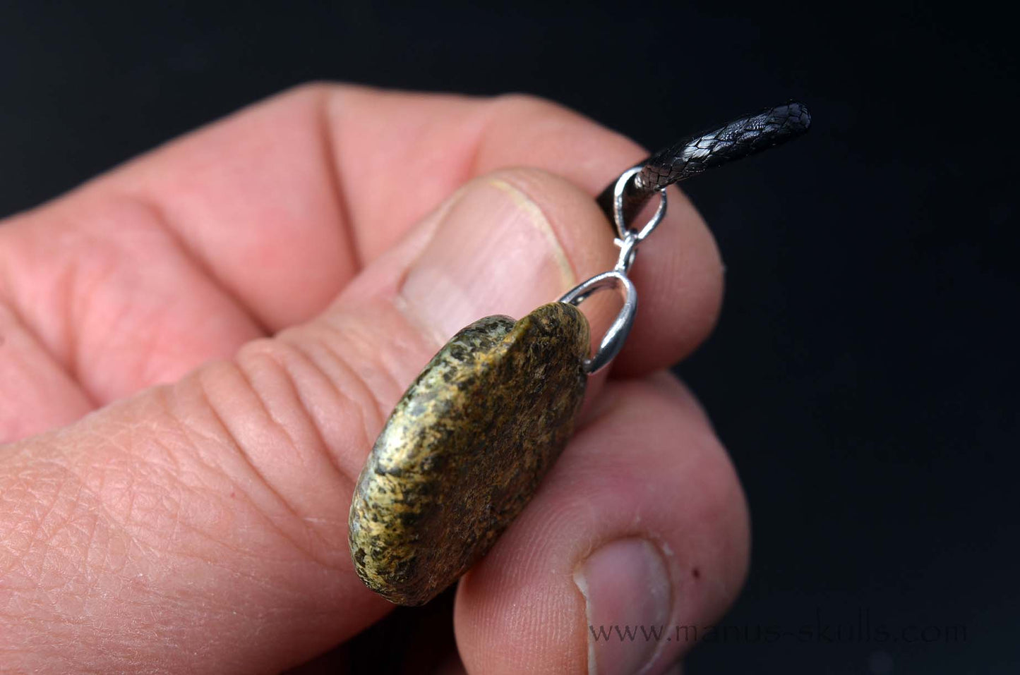 Small Preseli Bluestone Spiral Pendant .....
