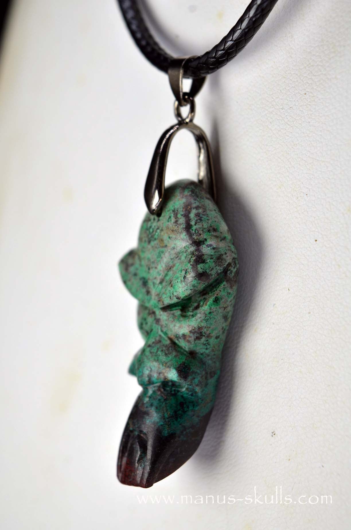 Manus skulls unique Crystal Carvings handmade skulls dragons pendants preseli bluestone tribals spiritual meaning wand Unicorn .. Sonora Sunrise Sunset Jasper