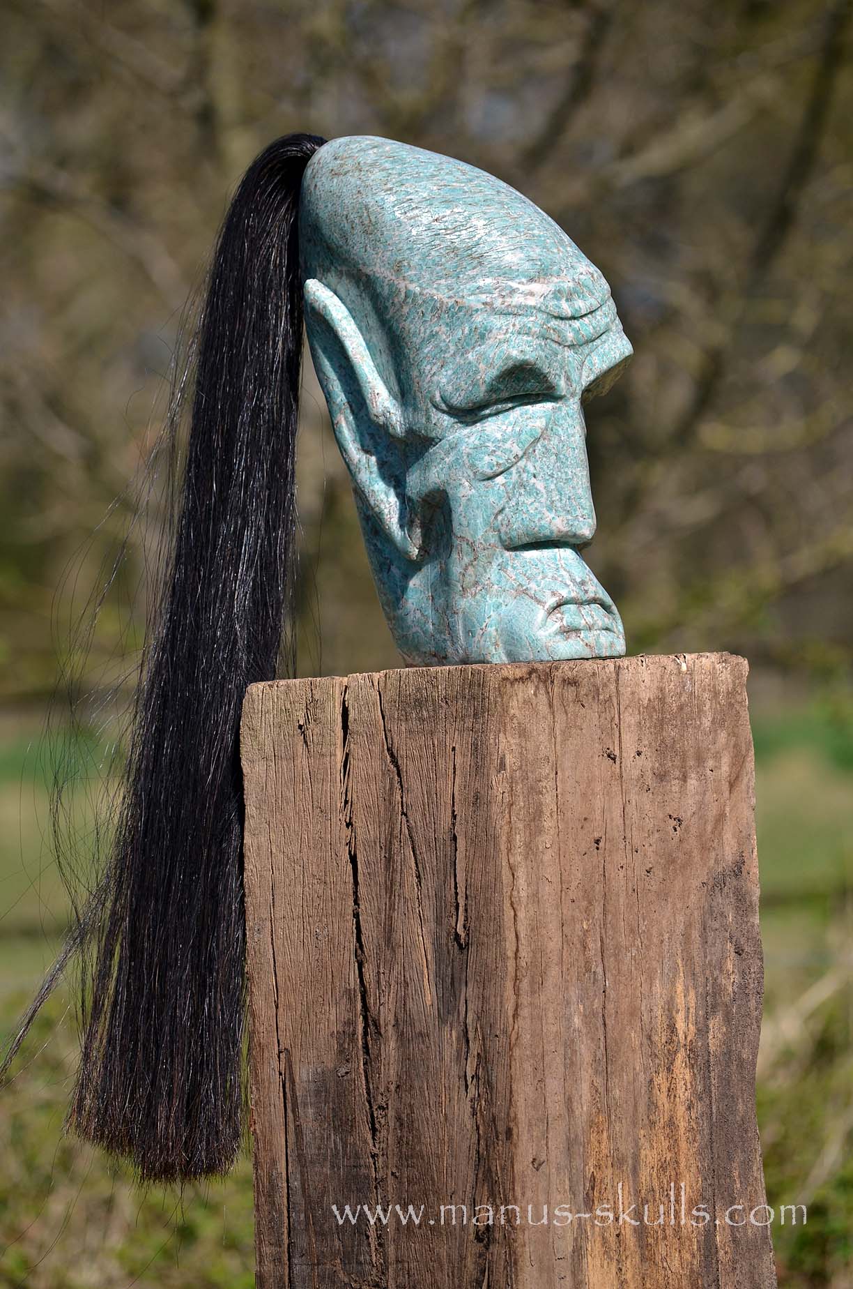Large Amazonite Tribal Statue #003