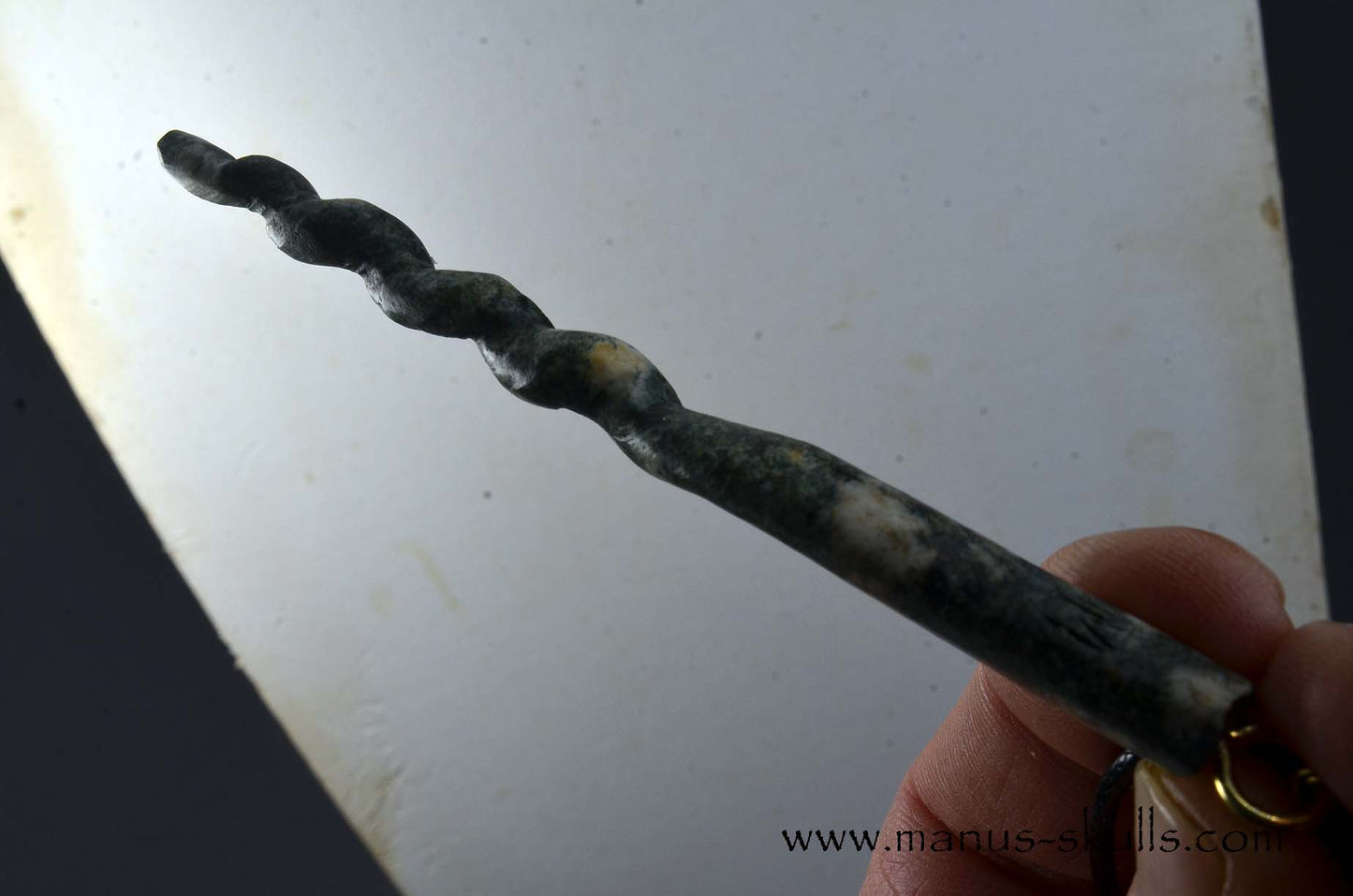 PRESELI BLUESTONE Unicorn Horn Pendulum PENDANT