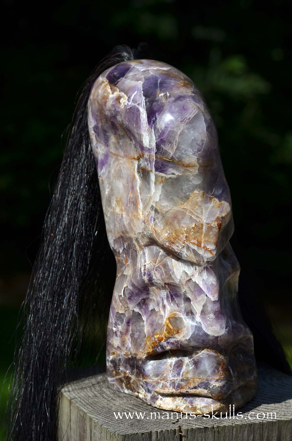 Amethyst Tribal Skull #64