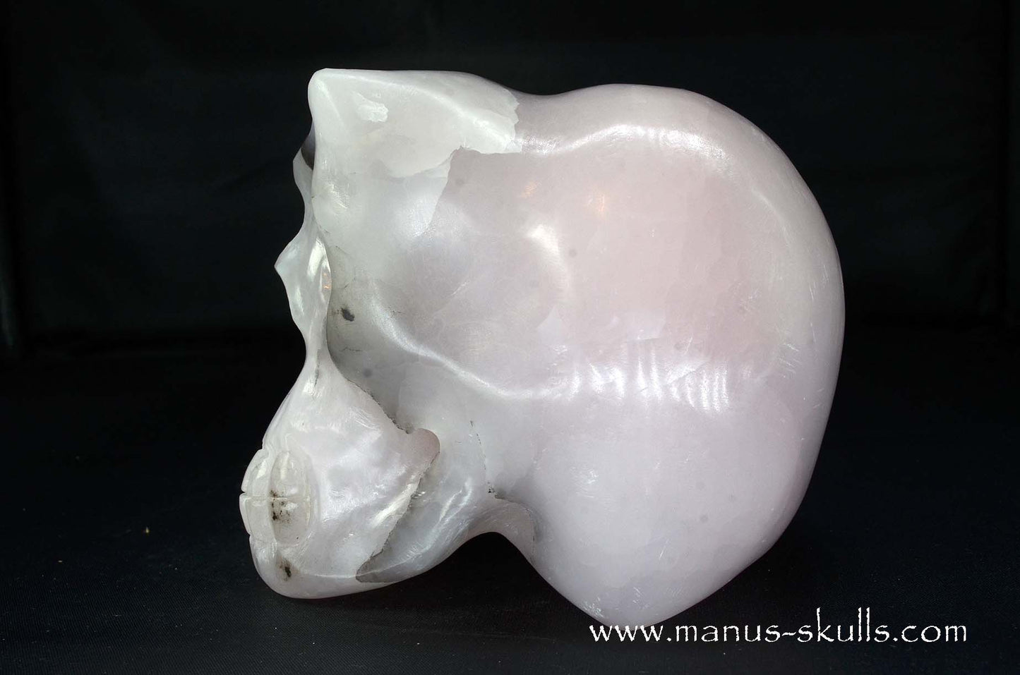 Mangano Calcite Alien Skull