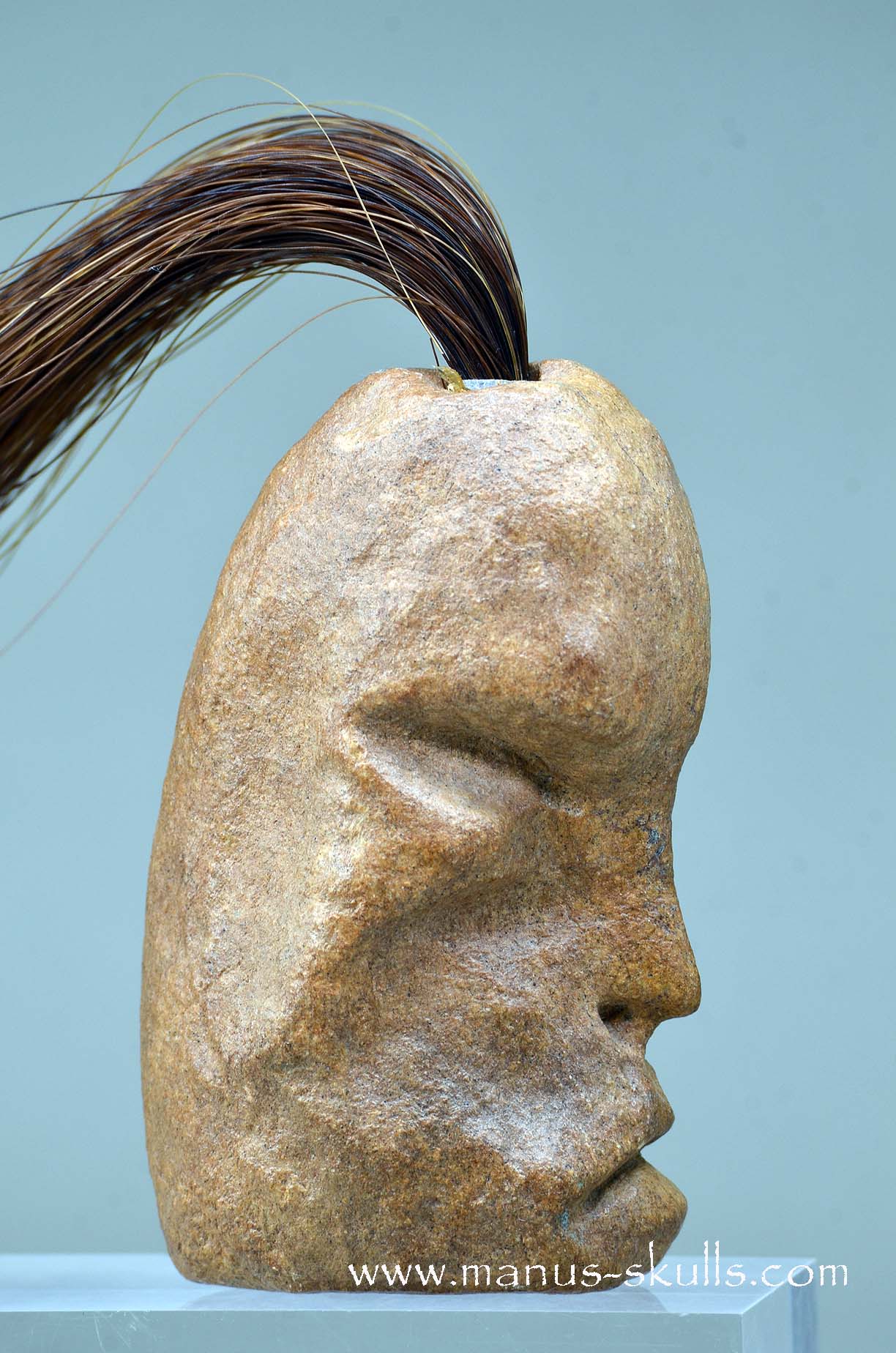 Steatite Tribal Skull #039