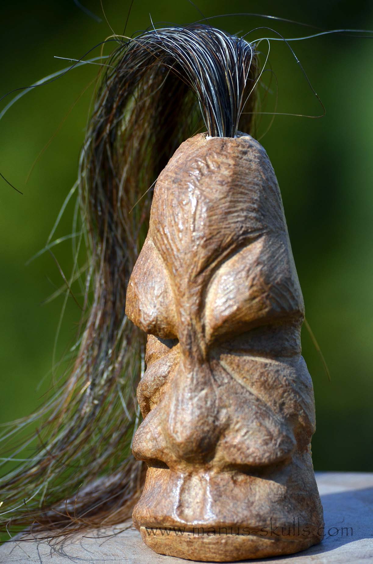 Steatite Tribal Skull #031