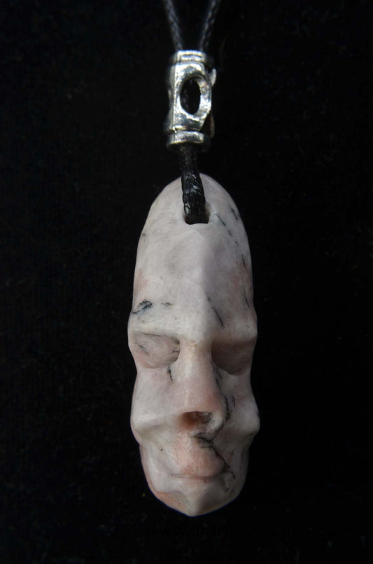 Manus skulls unique Crystal Carvings handmade skulls dragons pendants preseli bluestone tribals spiritual meaning .. Petalite