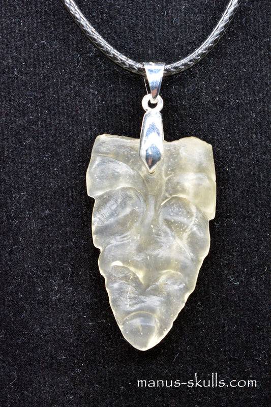 Libyan Desert Glass Tribal Pendant