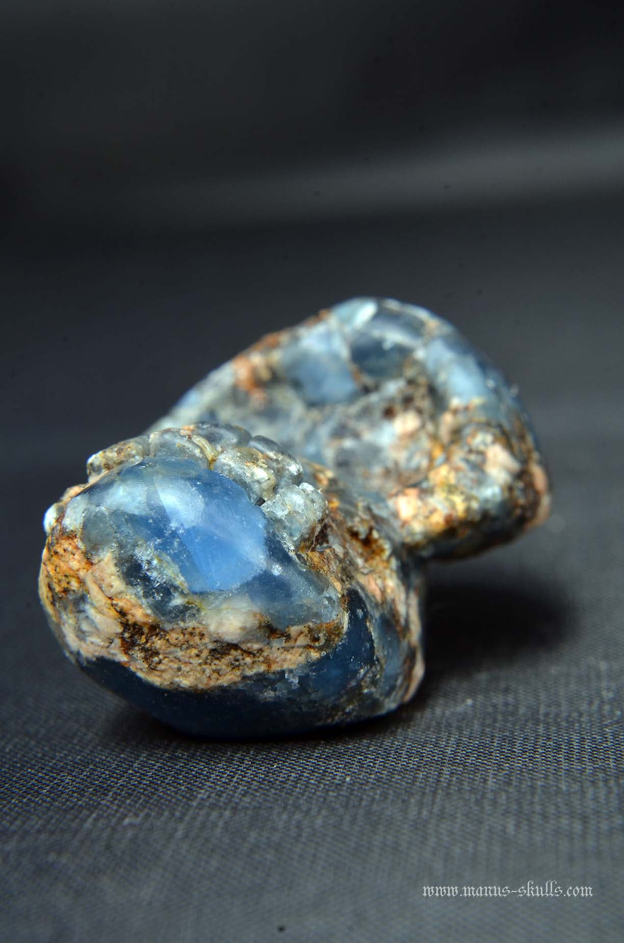 Manus skulls unique Crystal Carvings handmade skulls dragons pendants preseli bluestone tribals spiritual meaning wand Unicorn .. Blue Sapphire