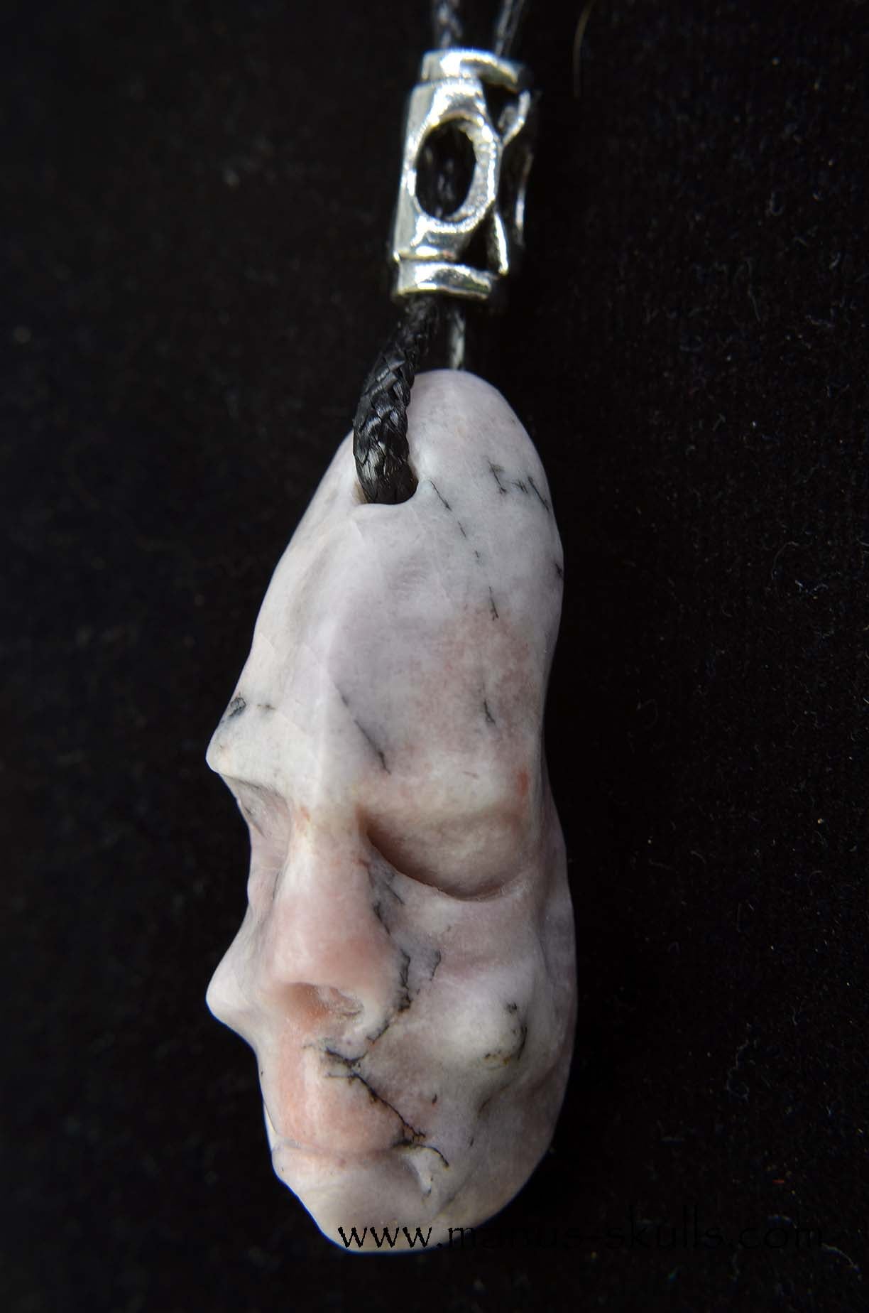 Manus skulls unique Crystal Carvings handmade skulls dragons pendants preseli bluestone tribals spiritual meaning .. Petalite