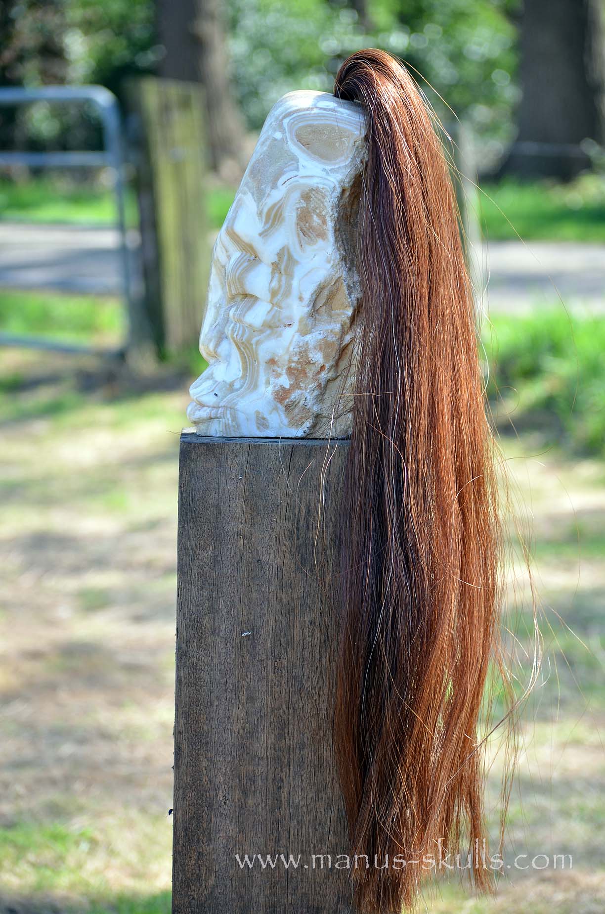 White Aragonite Tribe Statue #004