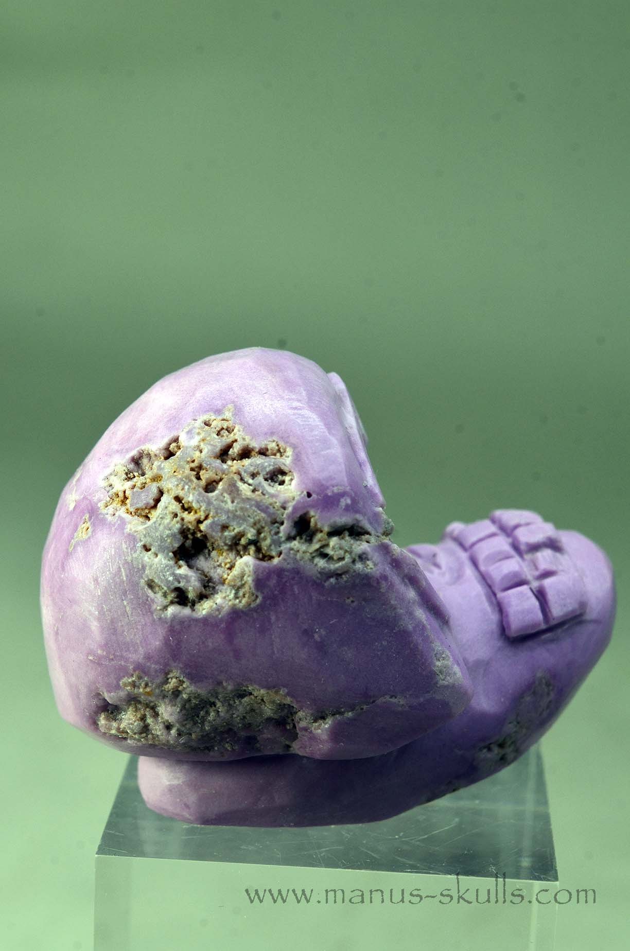 Phosphosiderite Evolian Skull #09