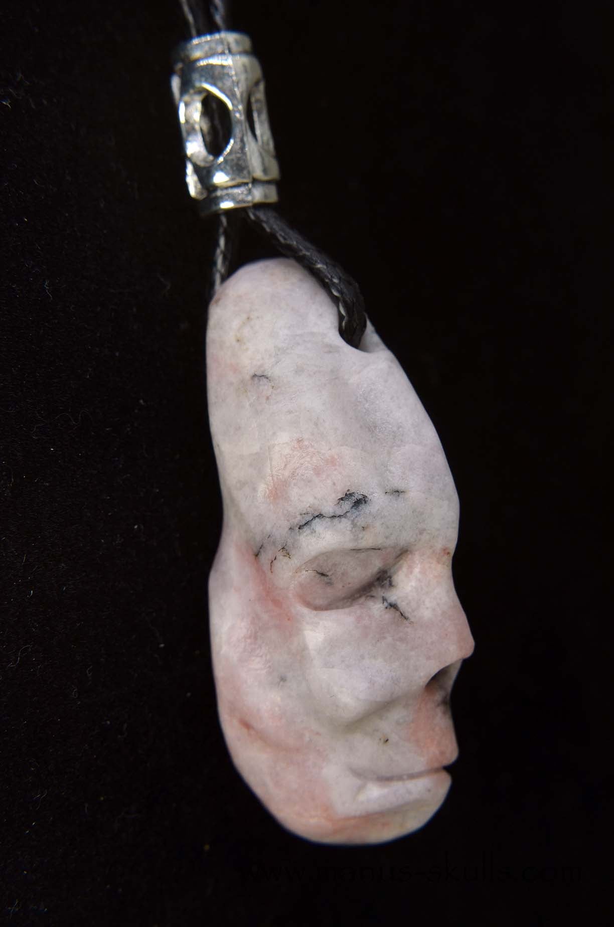 Petalite Face Pendant