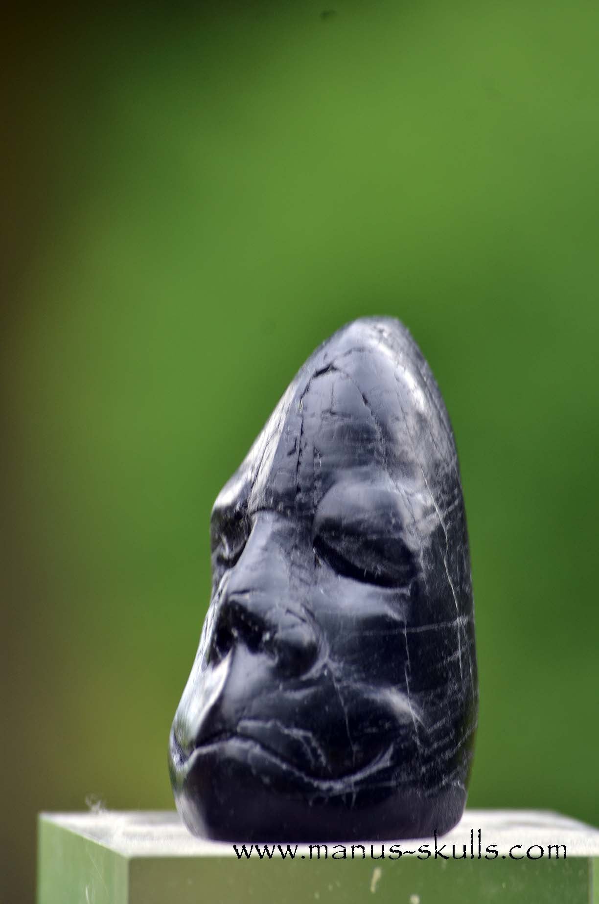 Manus skulls unique Crystal Carvings handmade skulls dragons pendants preseli bluestone tribals spiritual meaning wand Unicorn .. isua