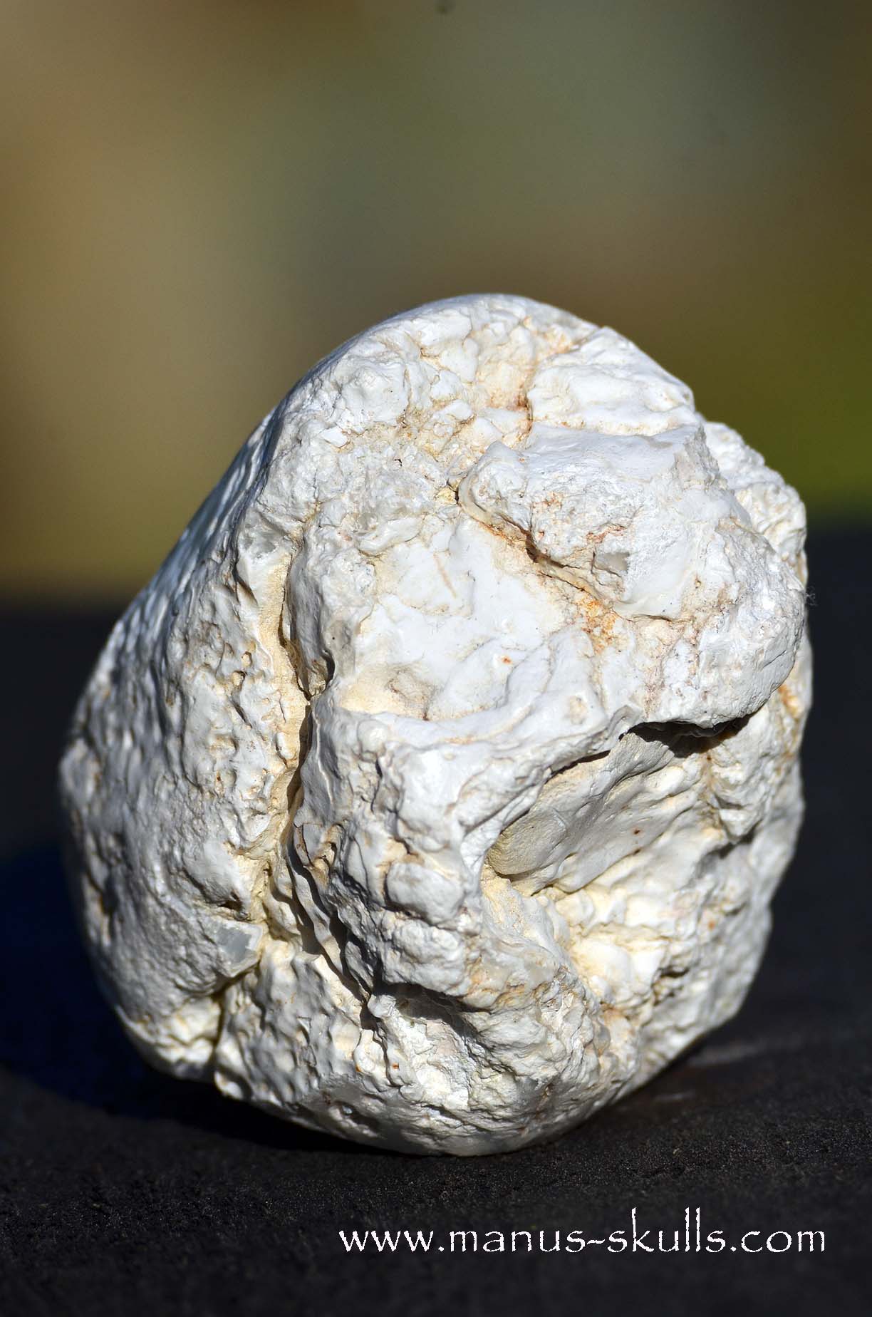 Cacholong Opal Skull