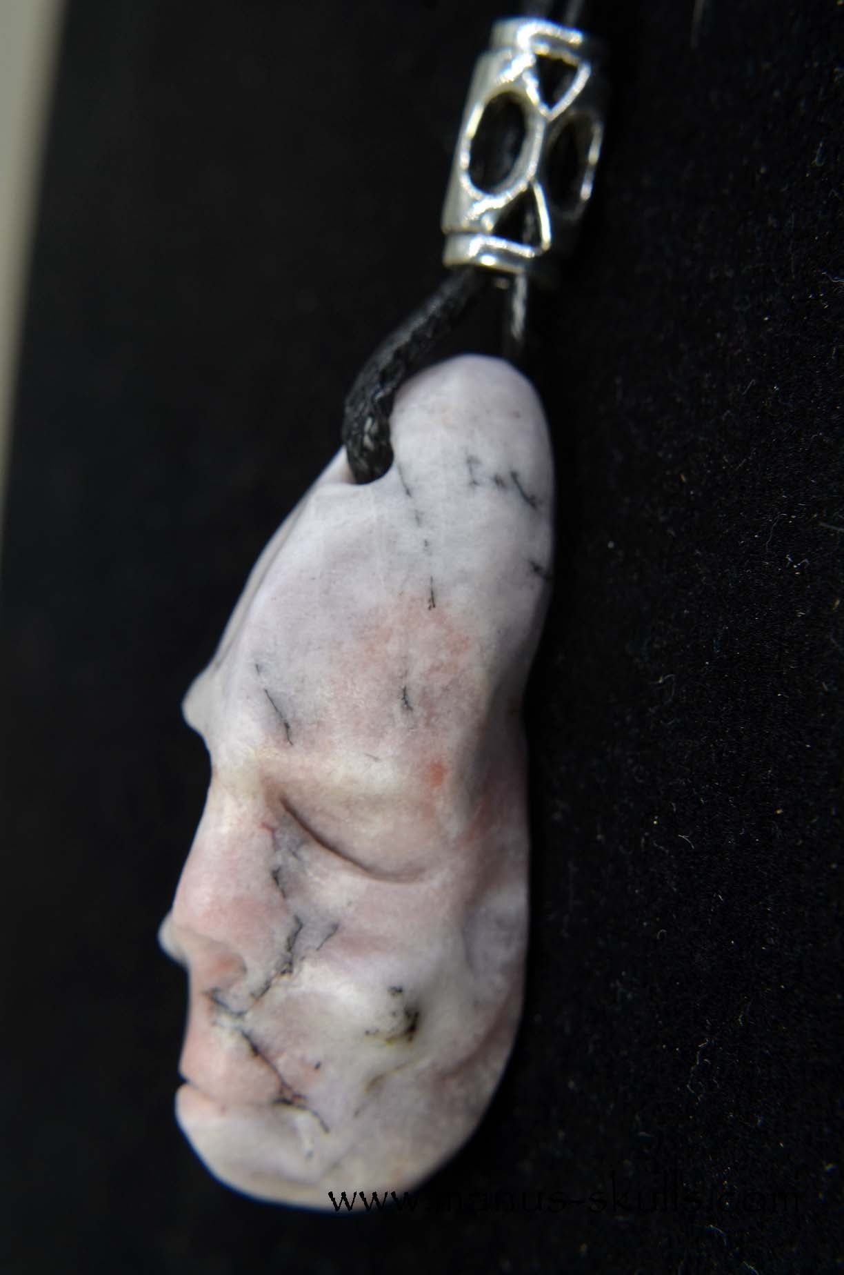 Petalite Face Pendant