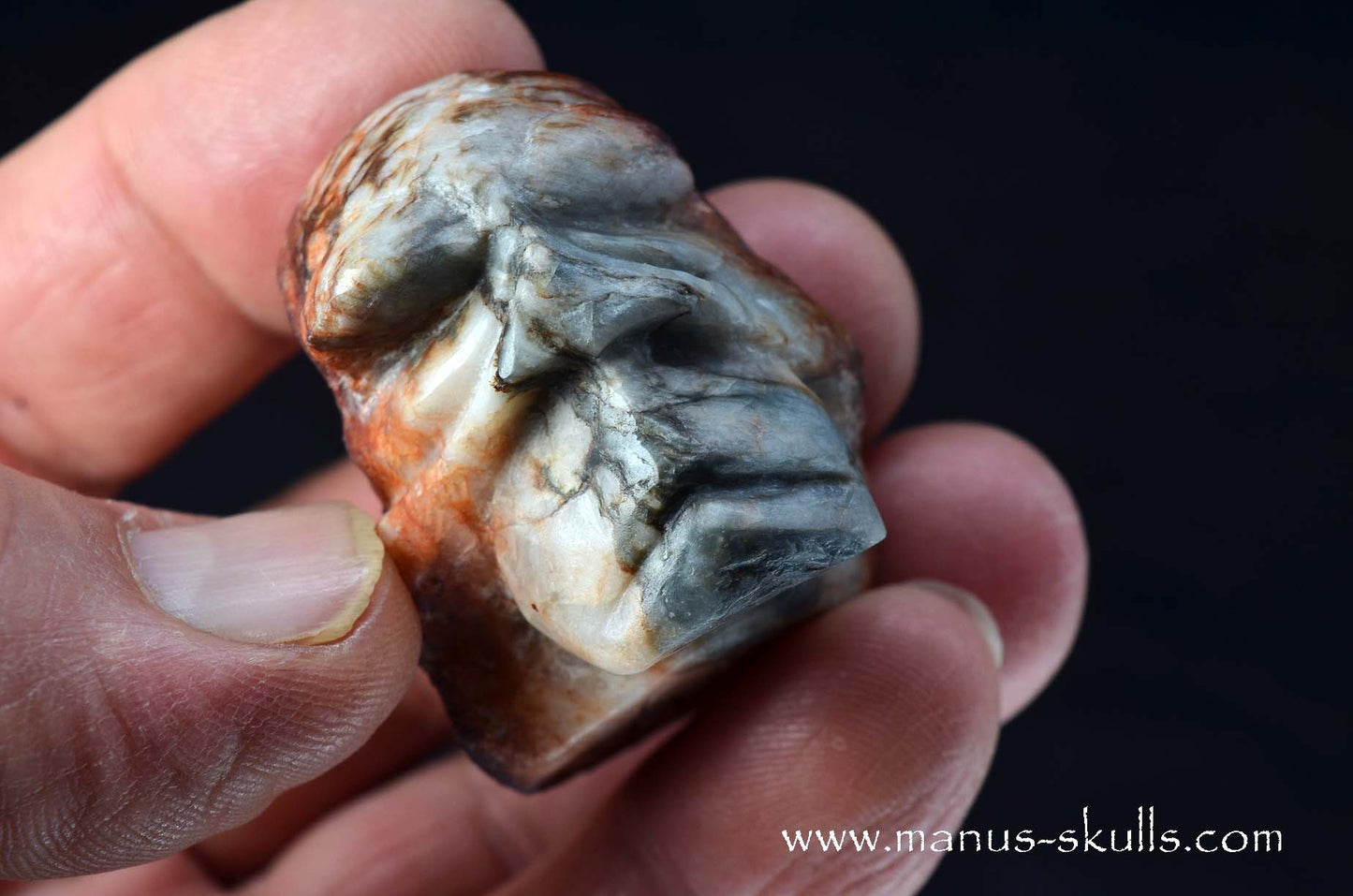 Eagle Eye Quartz Character Skull Face