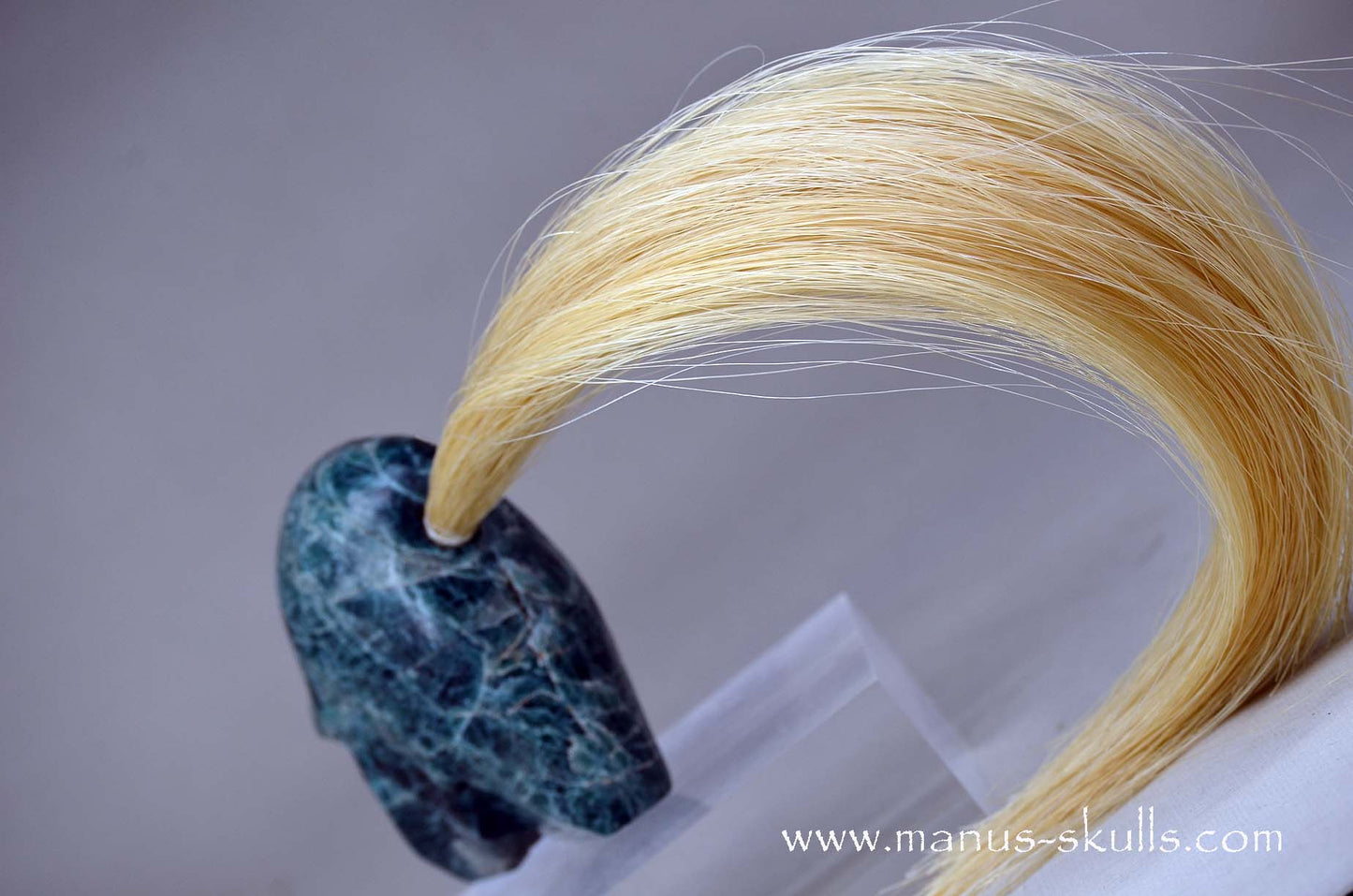 Green Apatite Tribal Skull #040