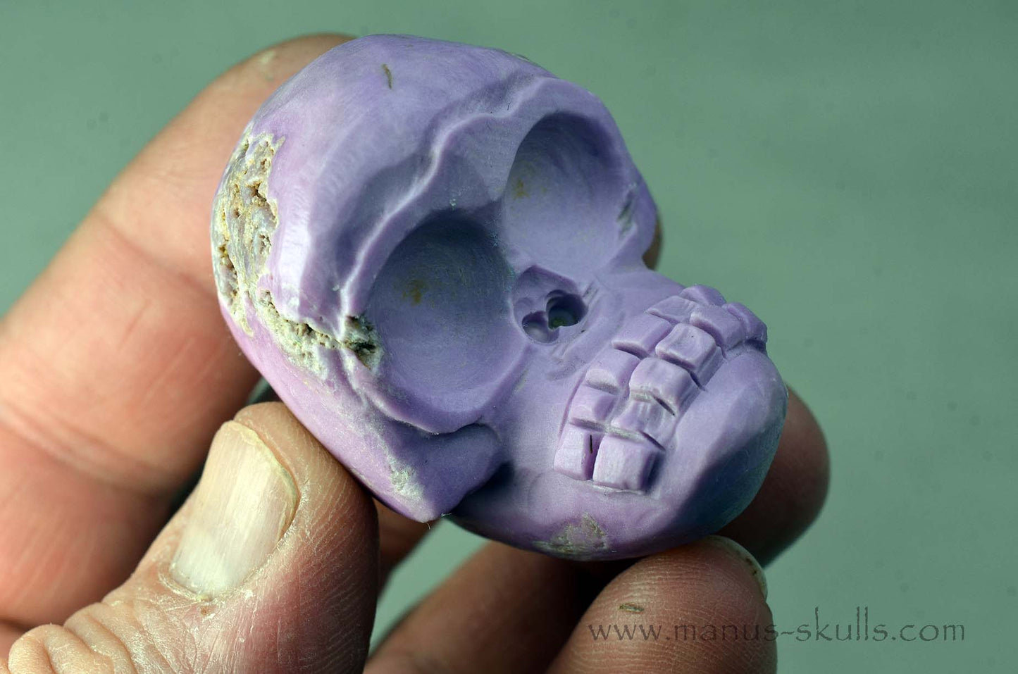 Phosphosiderite Evolian Skull #09