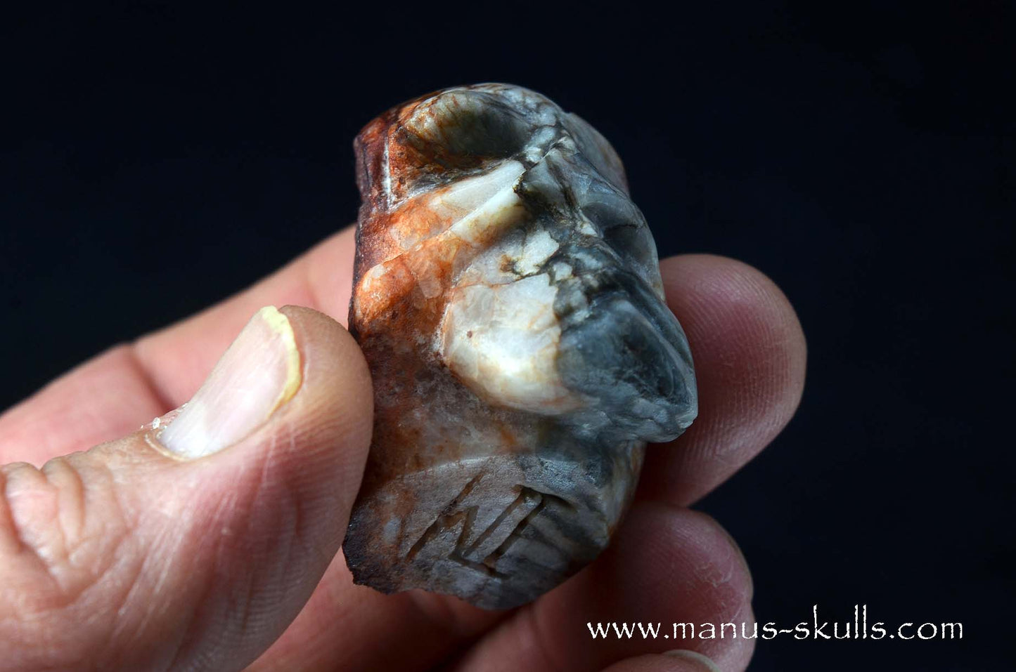 Eagle Eye Quartz Character Skull Face