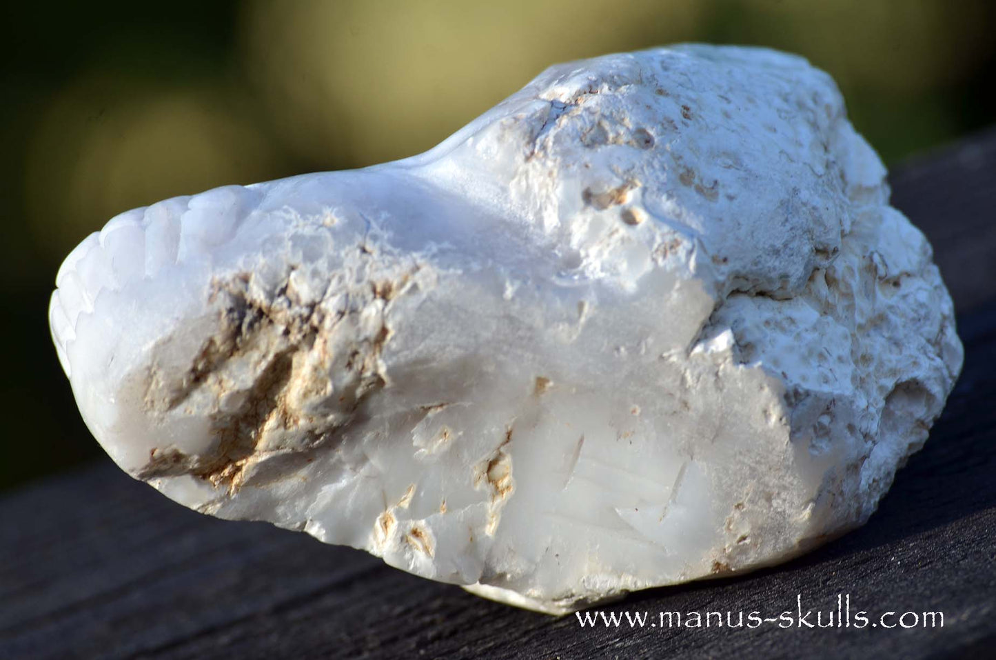 Cacholong Opal Skull