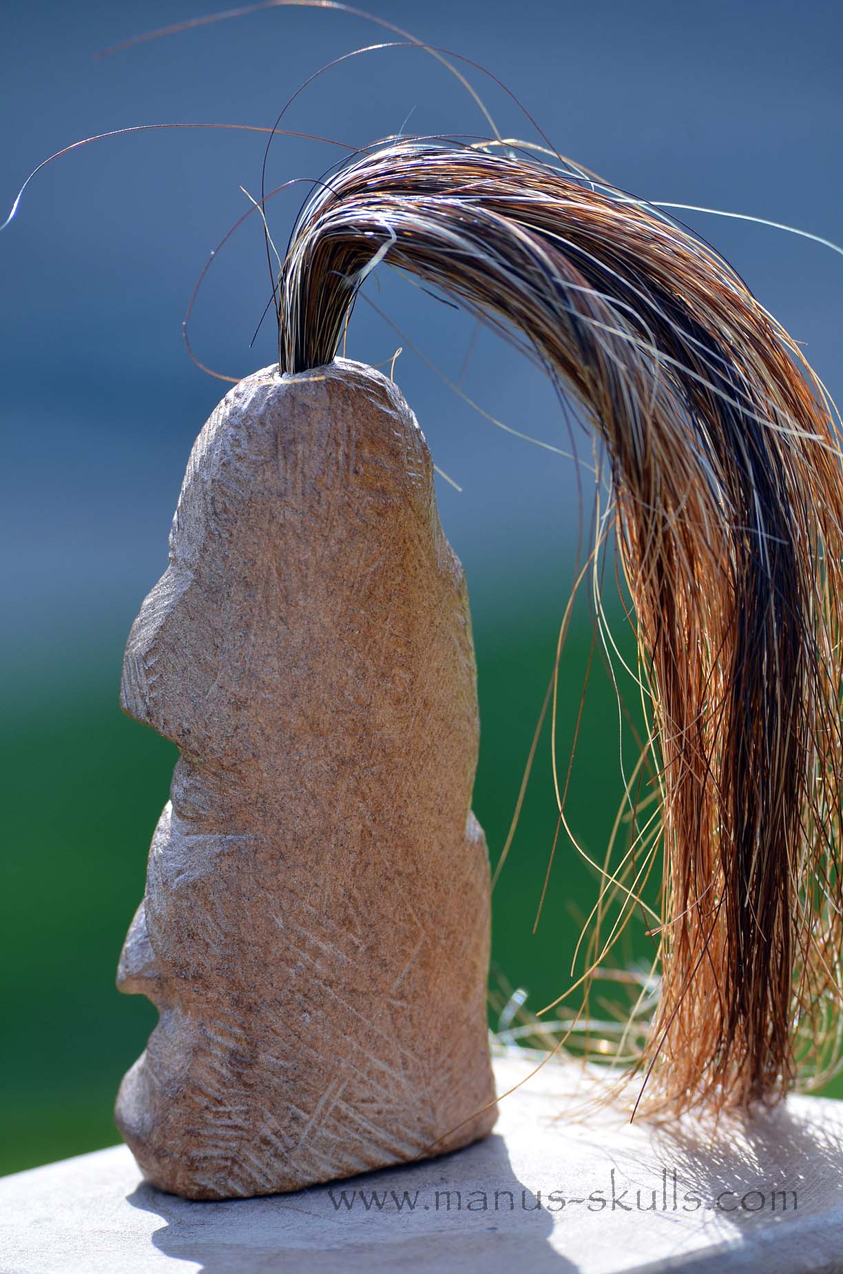 Steatite Tribal Skull #031