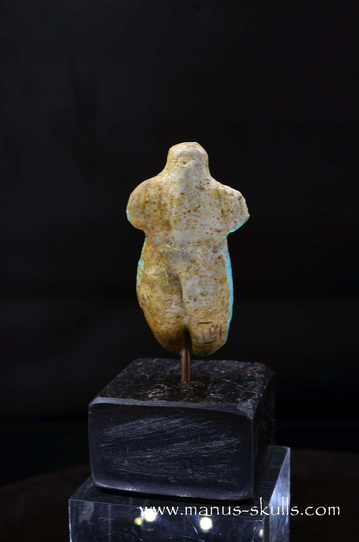 Armenian Turquoise Gaya Miniature Statue