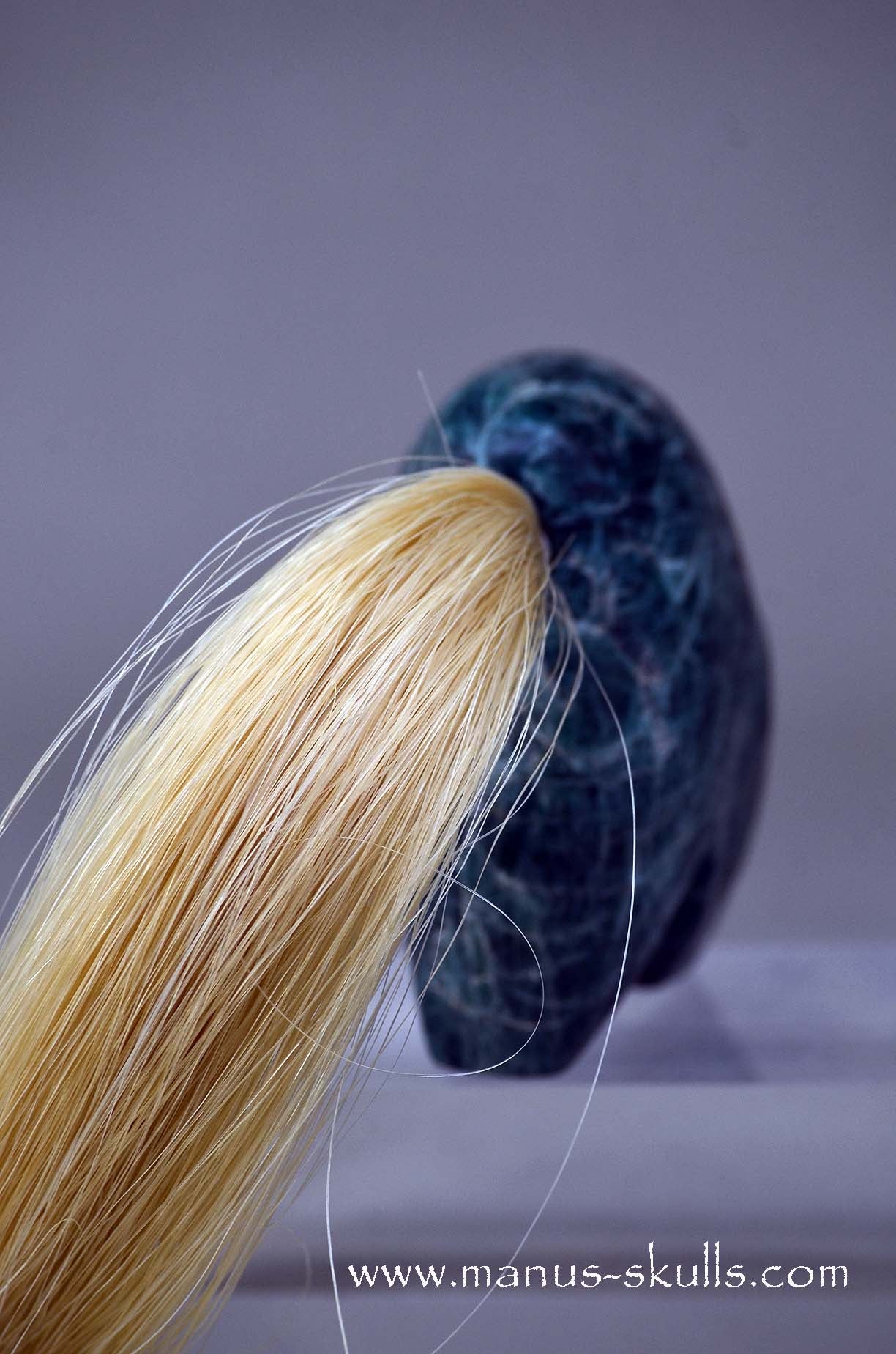 Green Apatite Tribal Skull #040